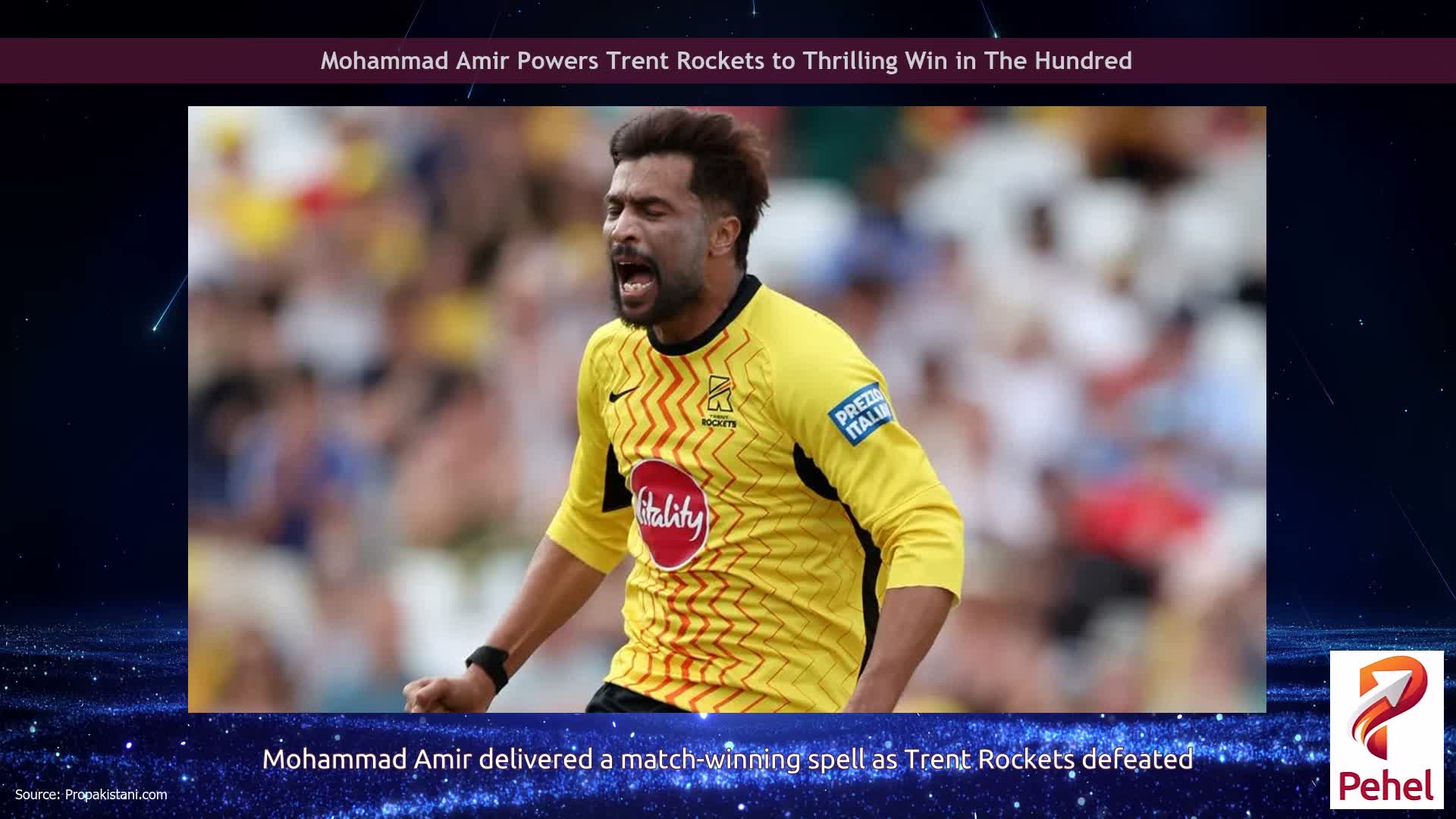 Mohammad Amir Powers Trent Rockets to Thrilling Win in The Hundred