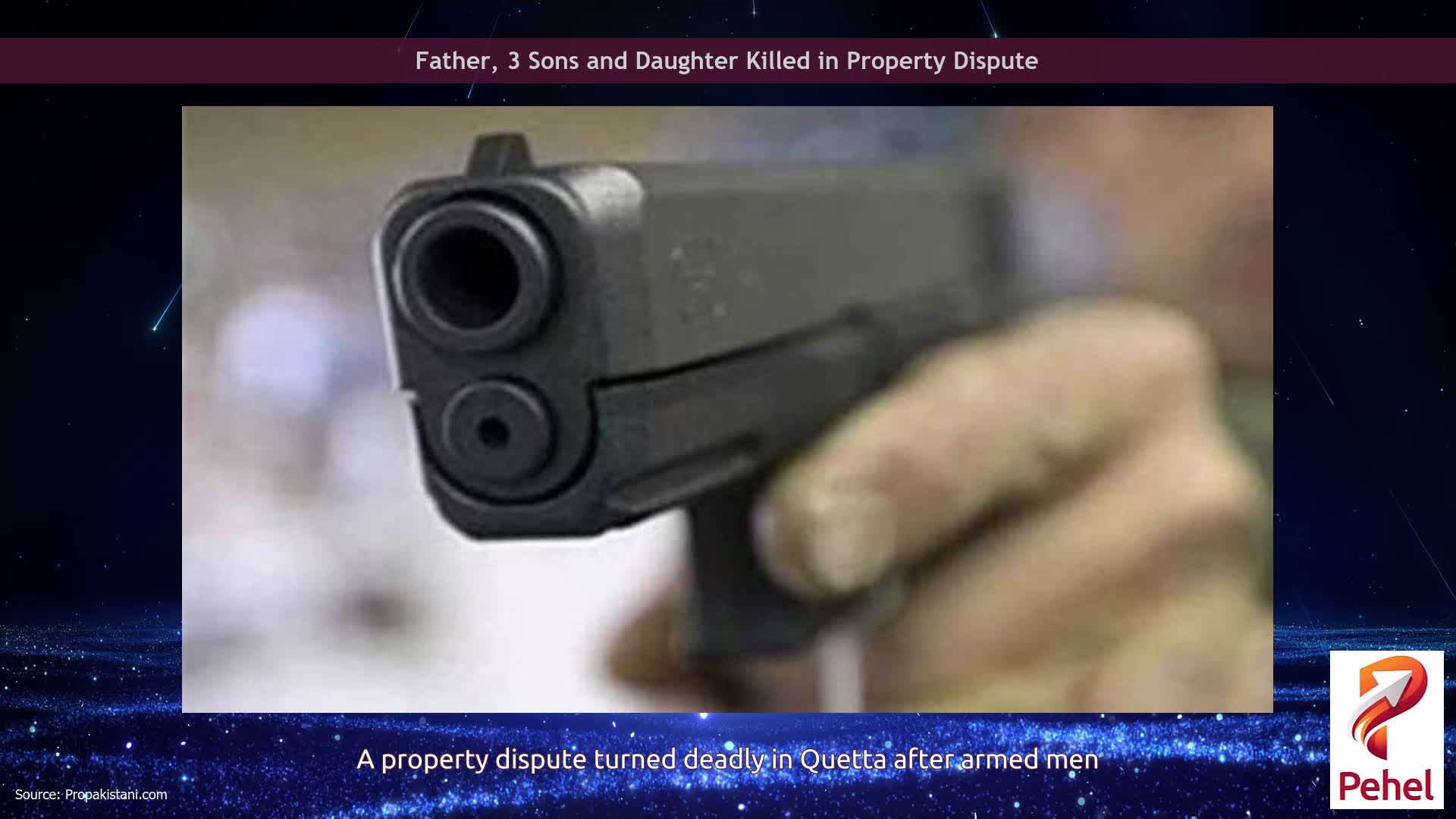 Father, 3 Sons and Daughter Killed in Property Dispute