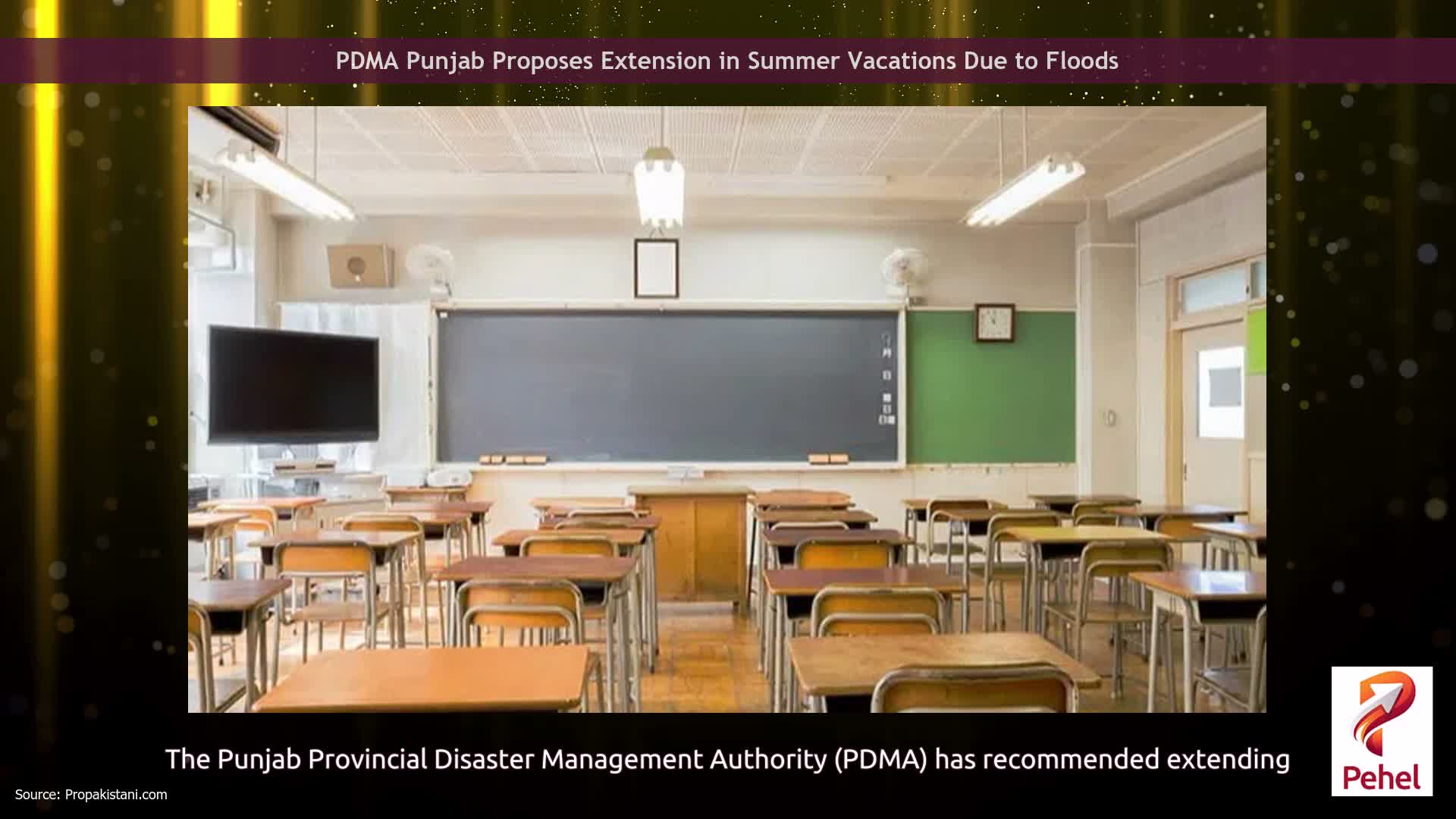 PDMA Punjab Proposes Extension in Summer Vacations Due to Floods