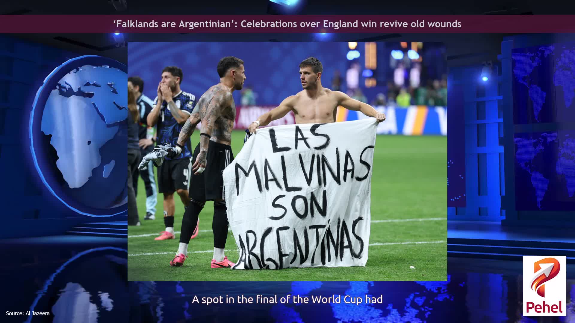 ‘Falklands are Argentinian’: Celebrations over England win revive old wounds