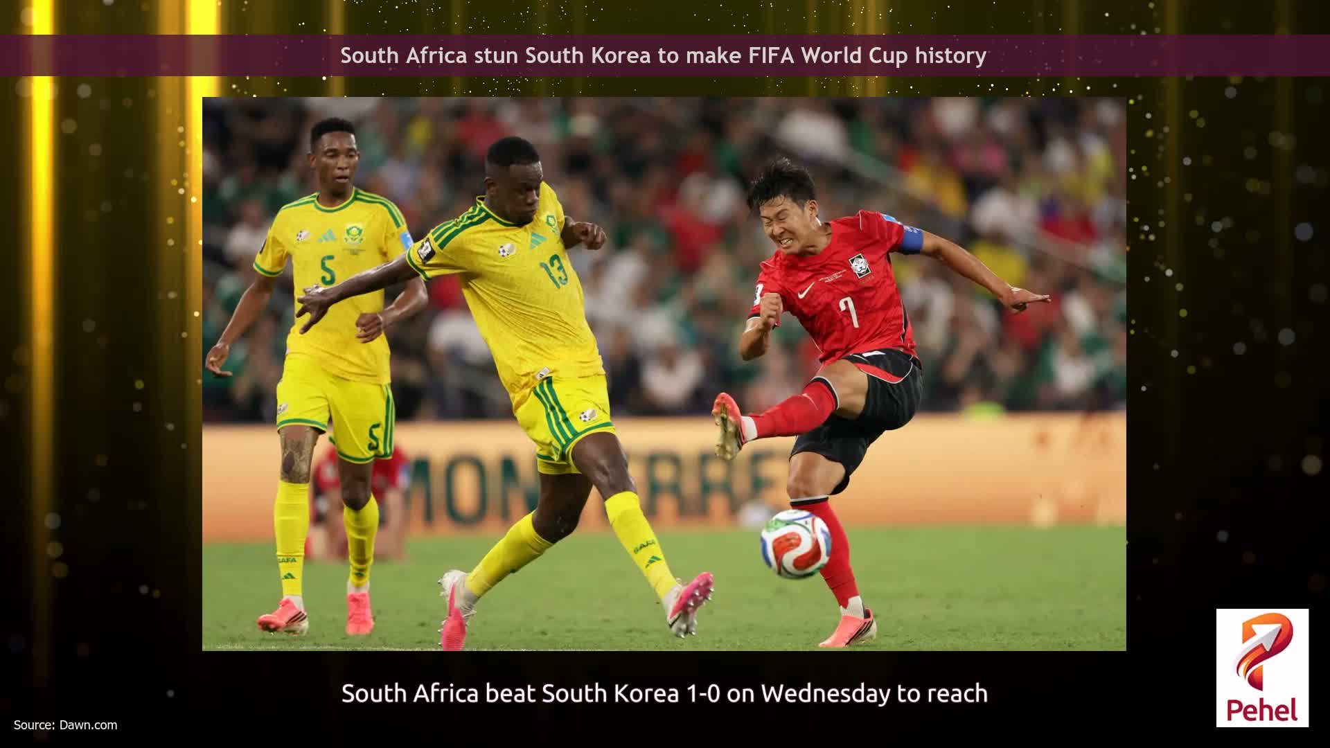 South Africa stun South Korea to make FIFA World Cup history