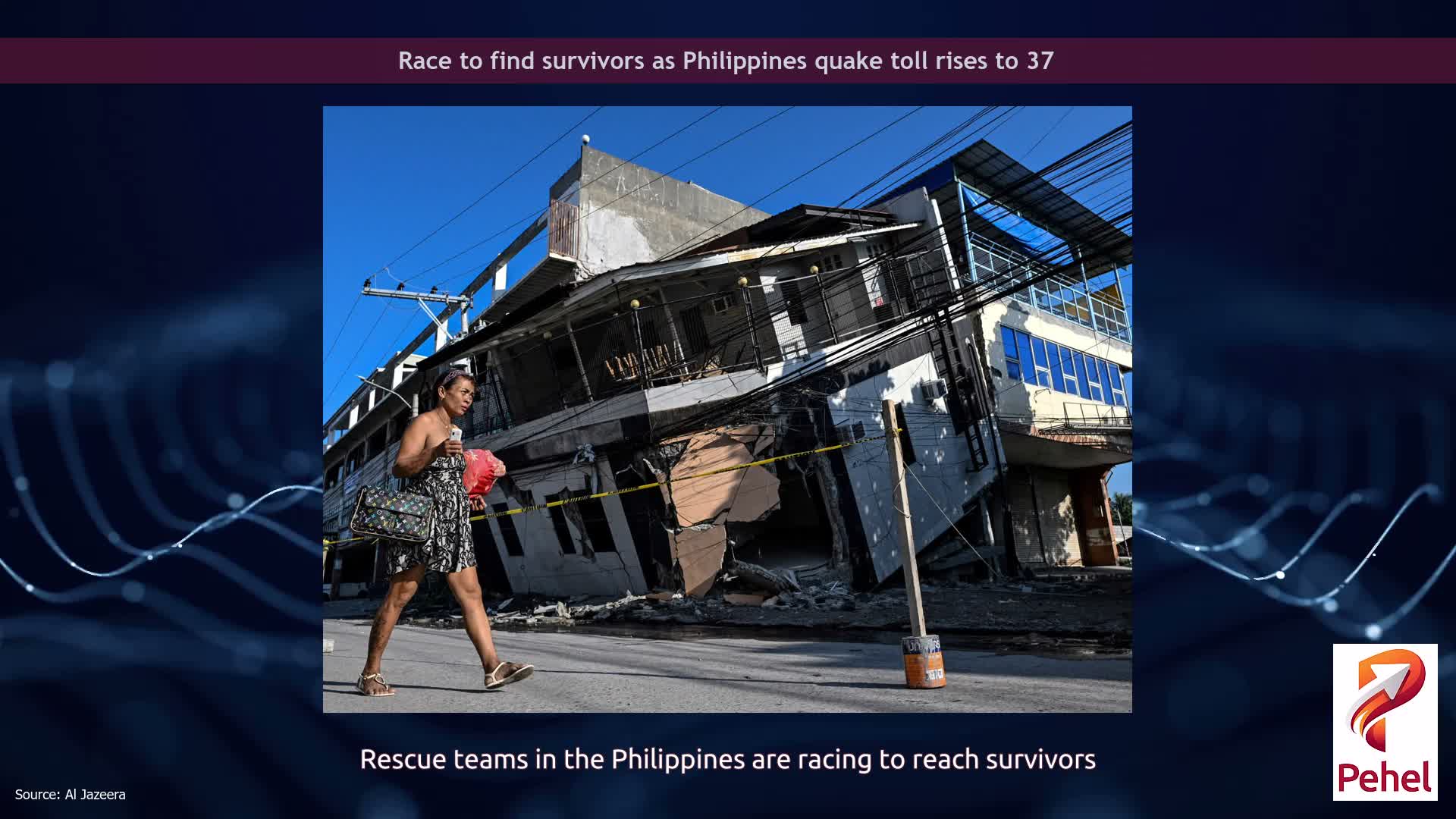 Race to find survivors as Philippines quake toll rises to 37