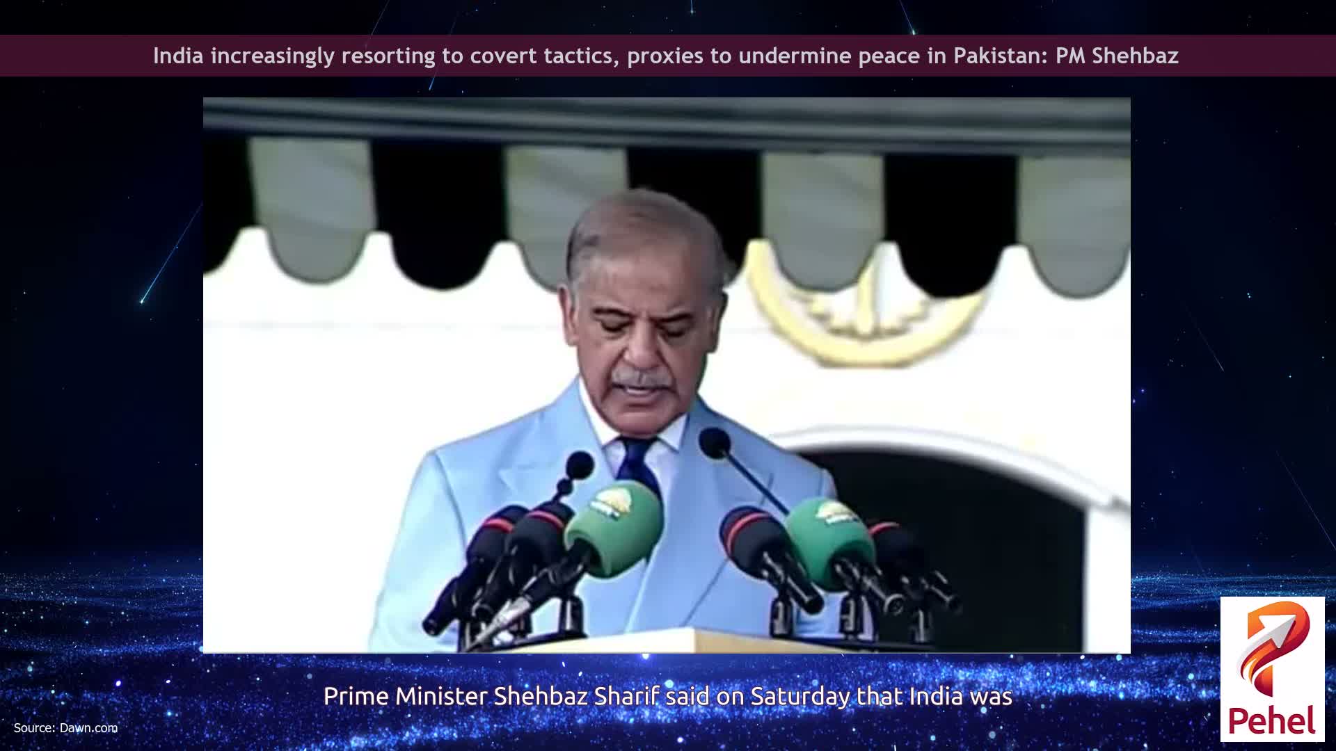 India increasingly resorting to covert tactics, proxies to undermine peace in Pakistan: PM Shehbaz