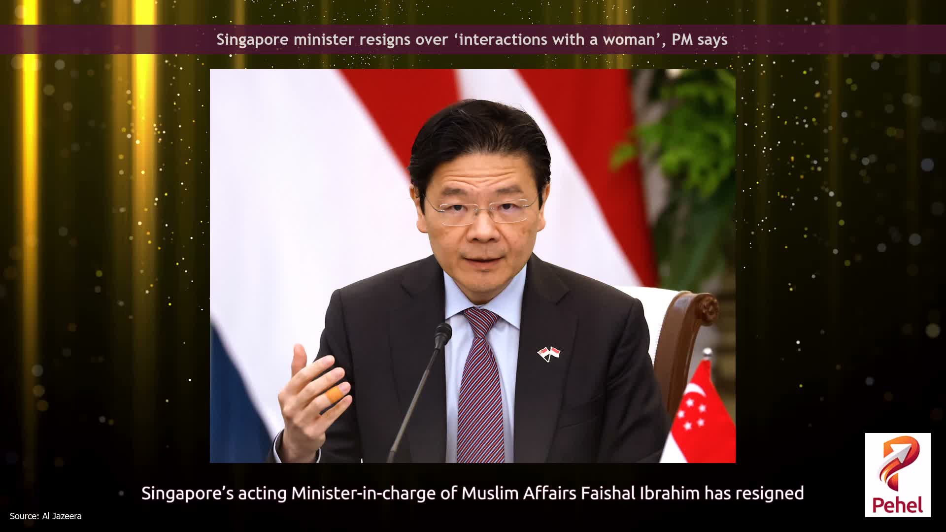 Singapore minister resigns over ‘interactions with a woman’, PM says