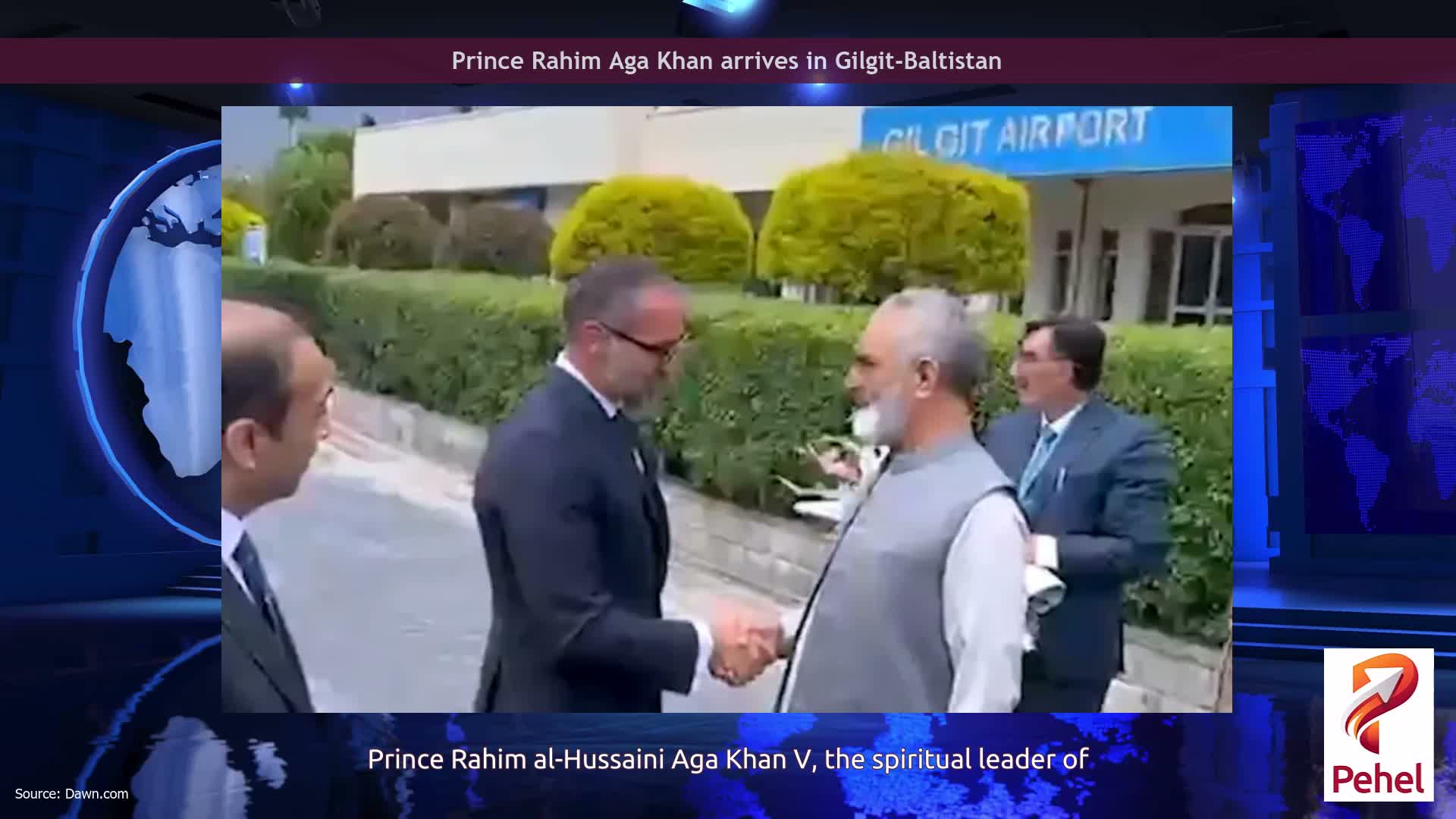 Prince Rahim Aga Khan arrives in Gilgit-Baltistan