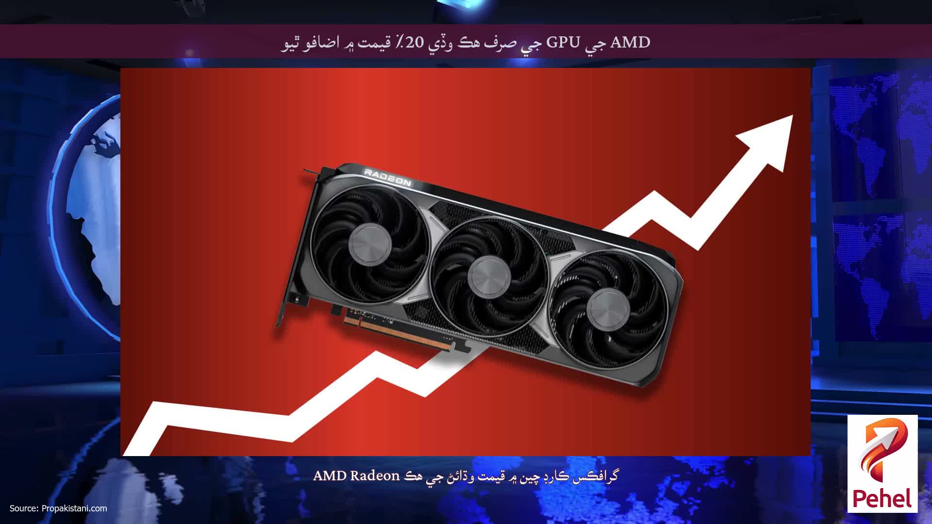 AMD جي GPU جي صرف هڪ وڏي 20٪ قيمت ۾ اضافو ٿيو