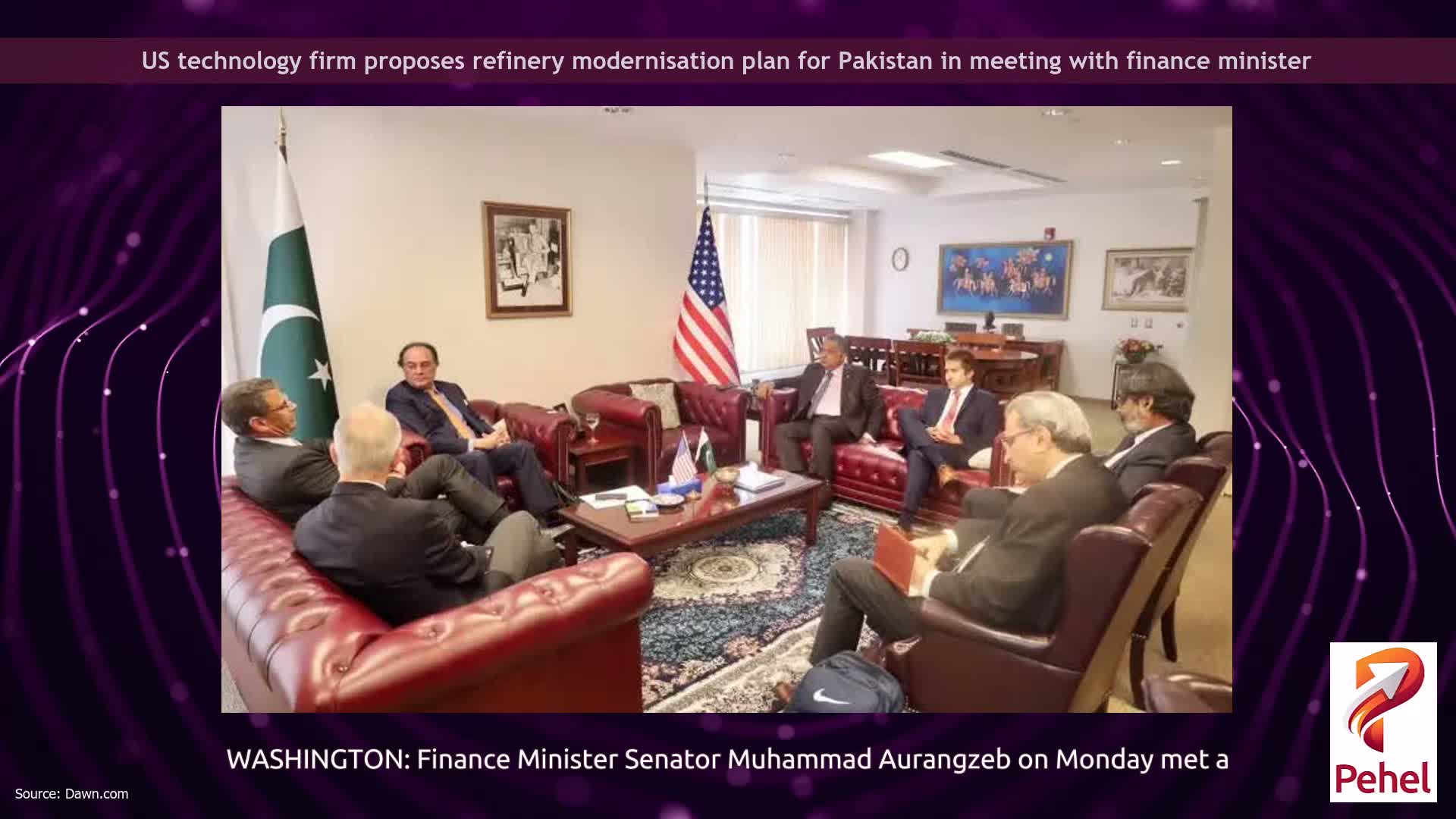 US technology firm proposes refinery modernisation plan for Pakistan in meeting with finance minister