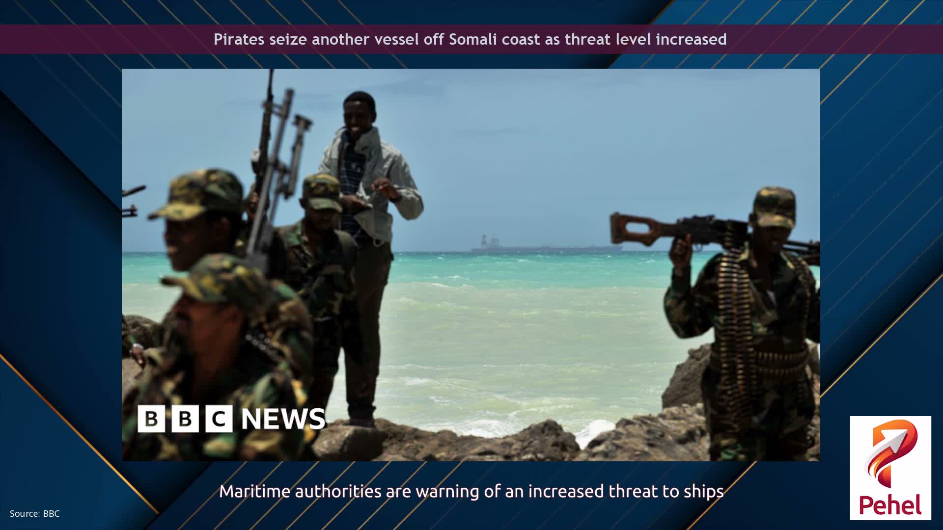 Pirates seize another vessel off Somali coast as threat level increased