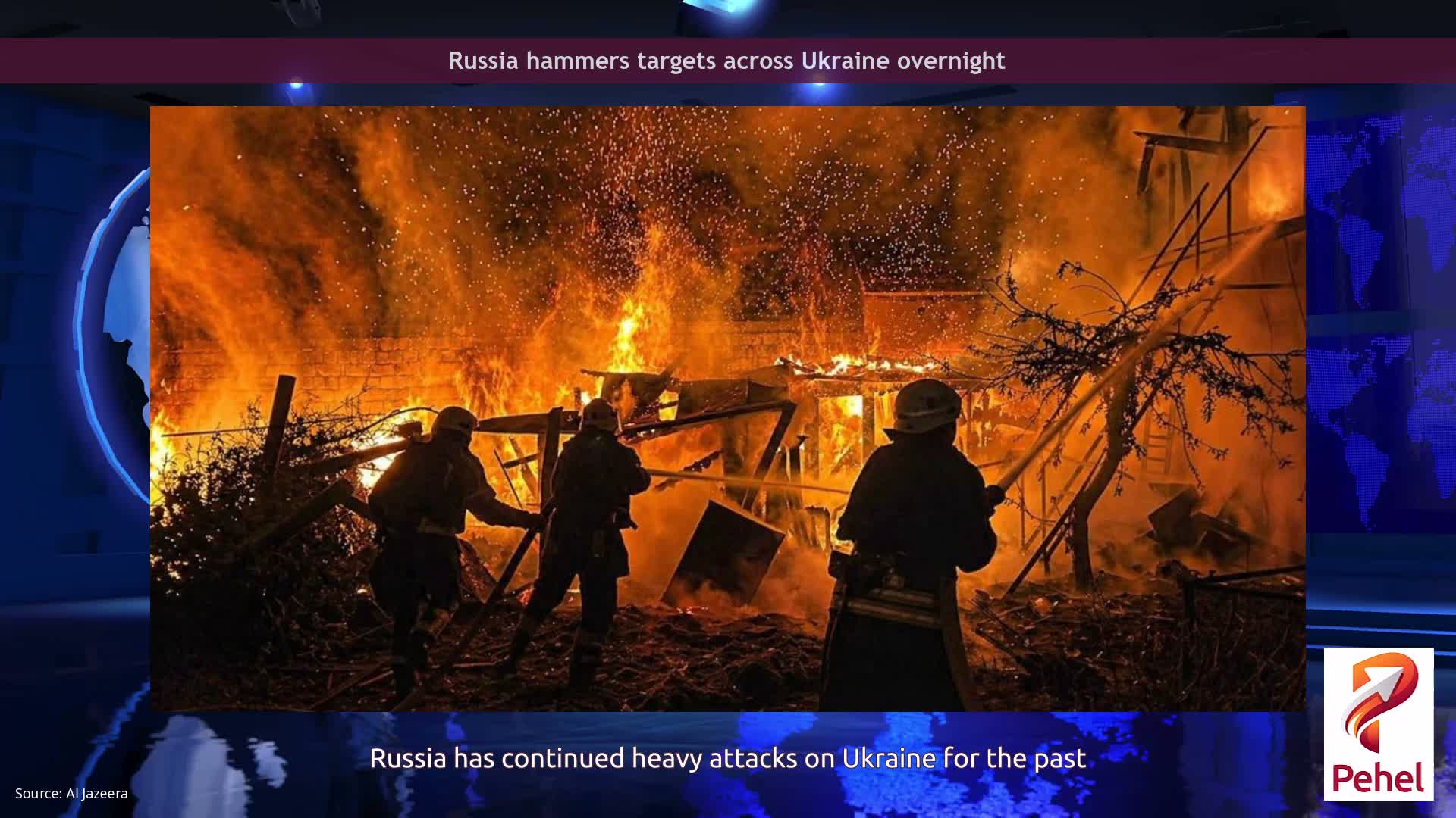 Russia hammers targets across Ukraine overnight