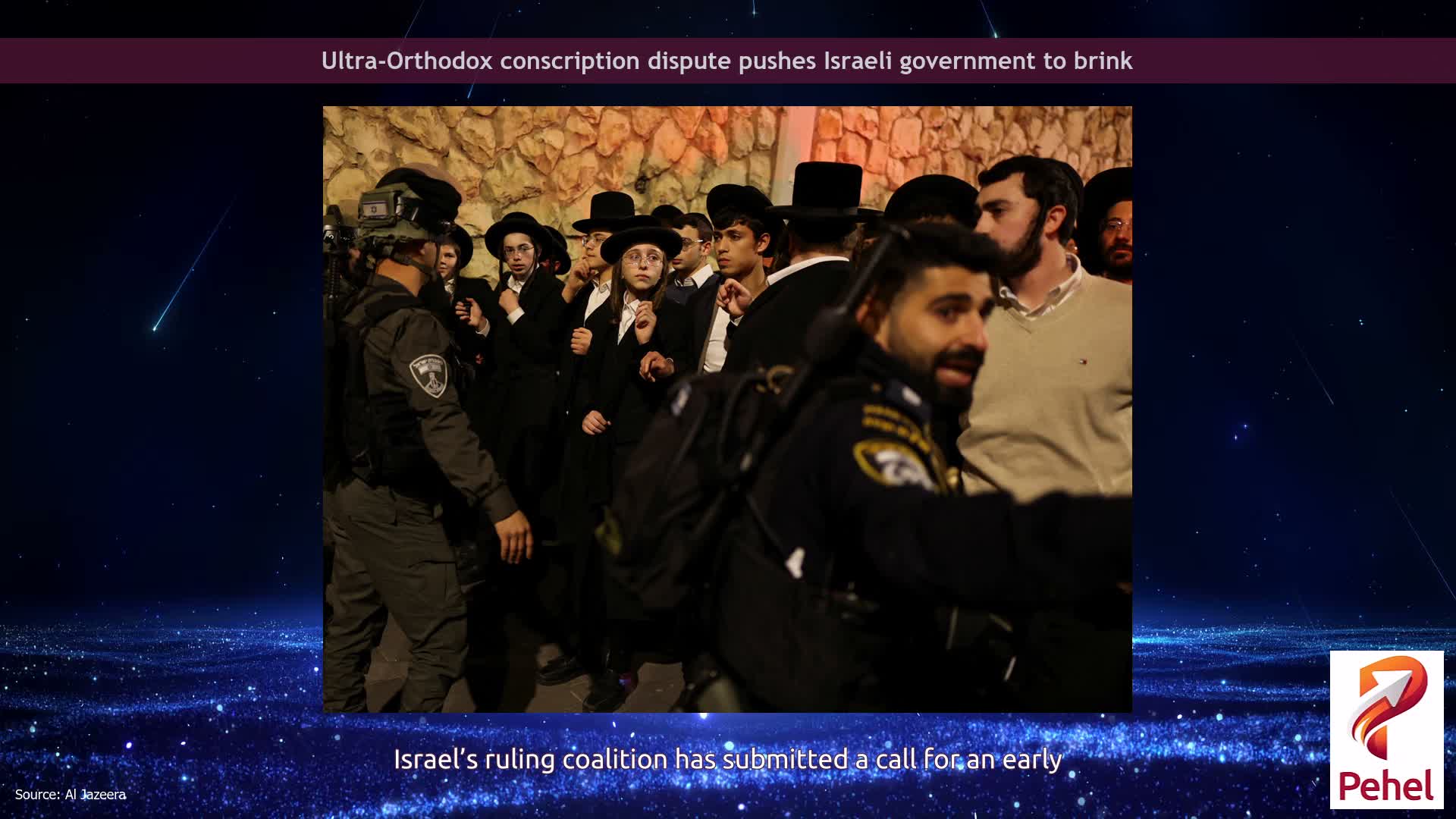 Ultra-Orthodox conscription dispute pushes Israeli government to brink