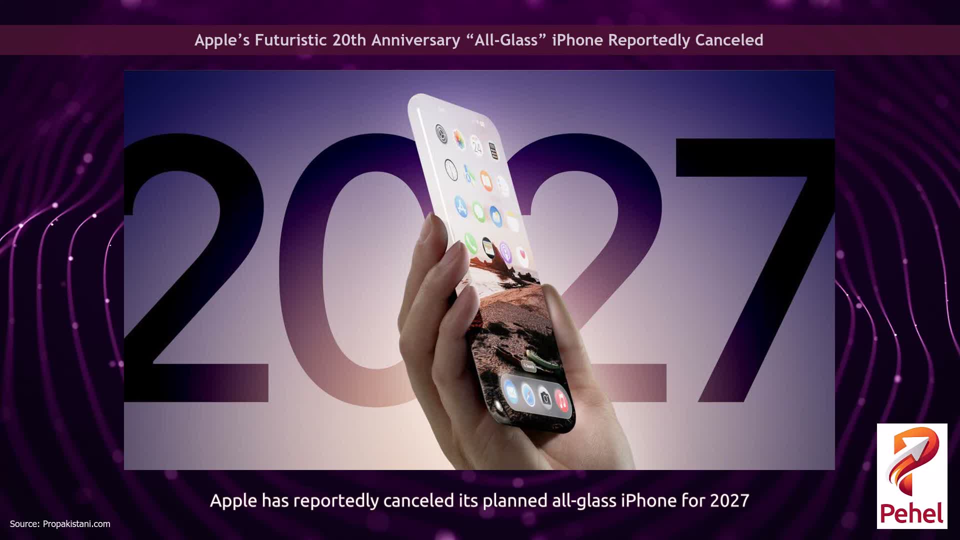 Apple’s Futuristic 20th Anniversary “All-Glass” iPhone Reportedly Canceled