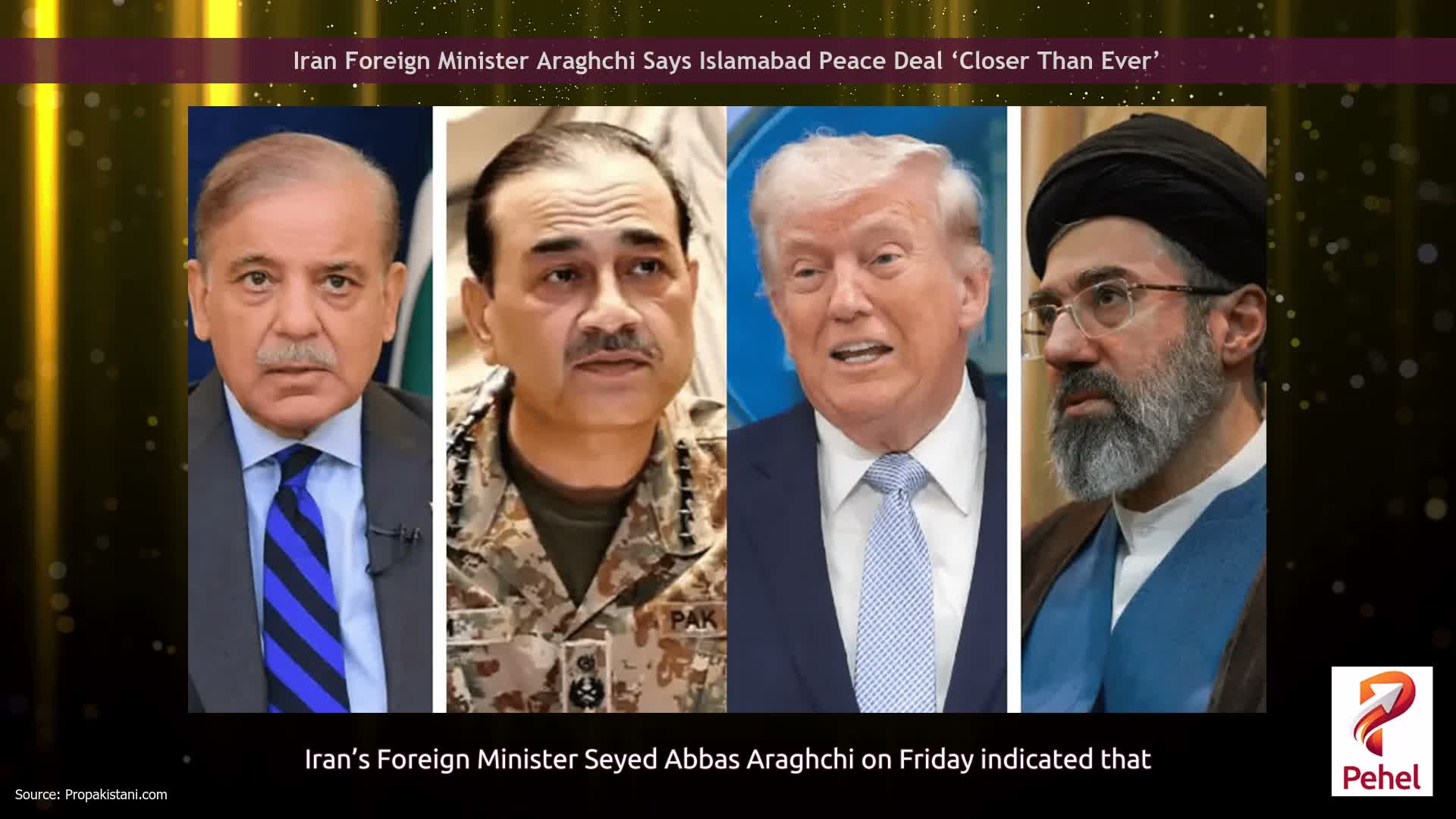 Iran Foreign Minister Araghchi Says Islamabad Peace Deal ‘Closer Than Ever’