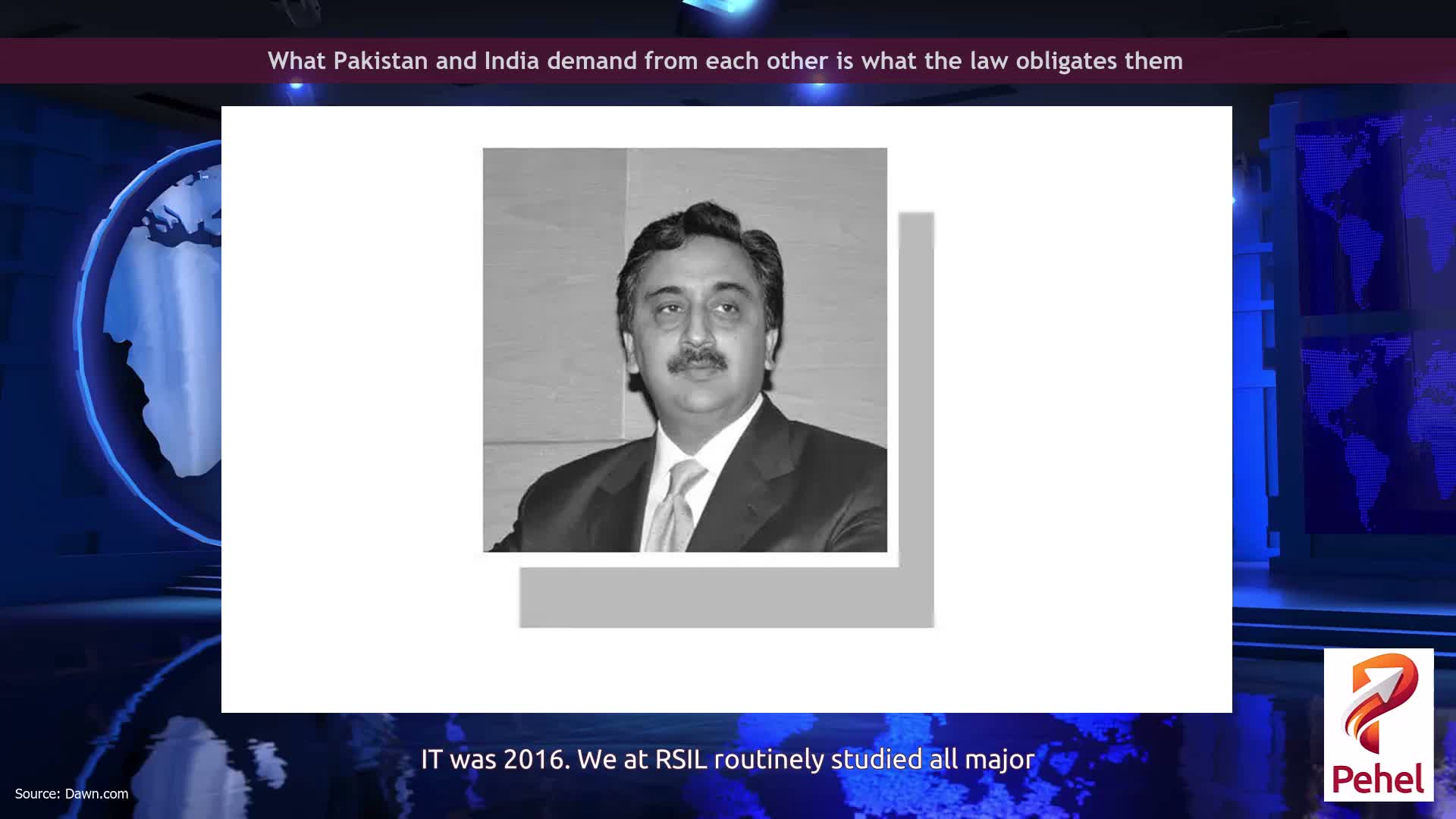 What Pakistan and India demand from each other is what the law obligates them