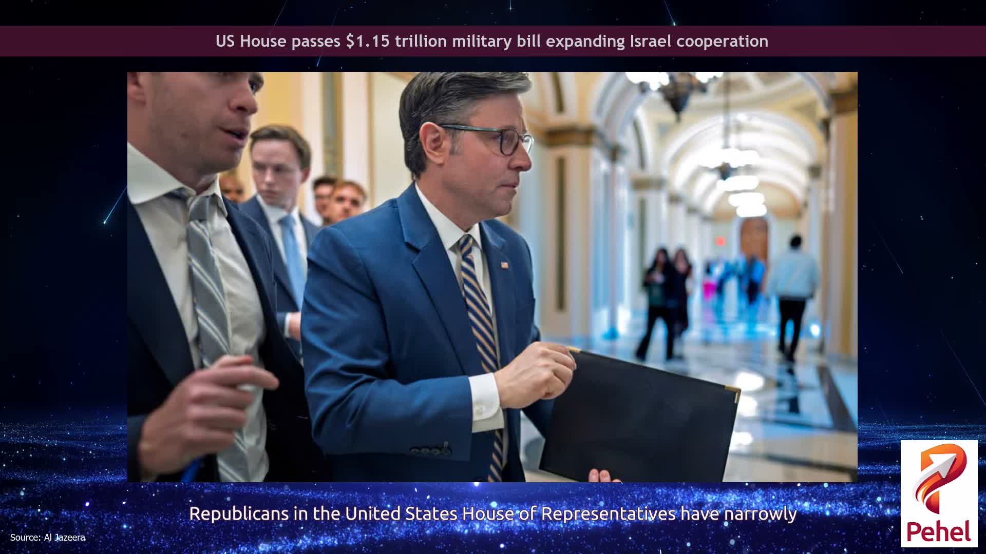 US House passes $1.15 trillion military bill expanding Israel cooperation