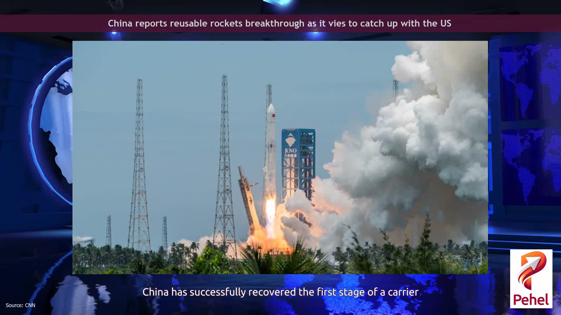 China reports reusable rockets breakthrough as it vies to catch up with the US