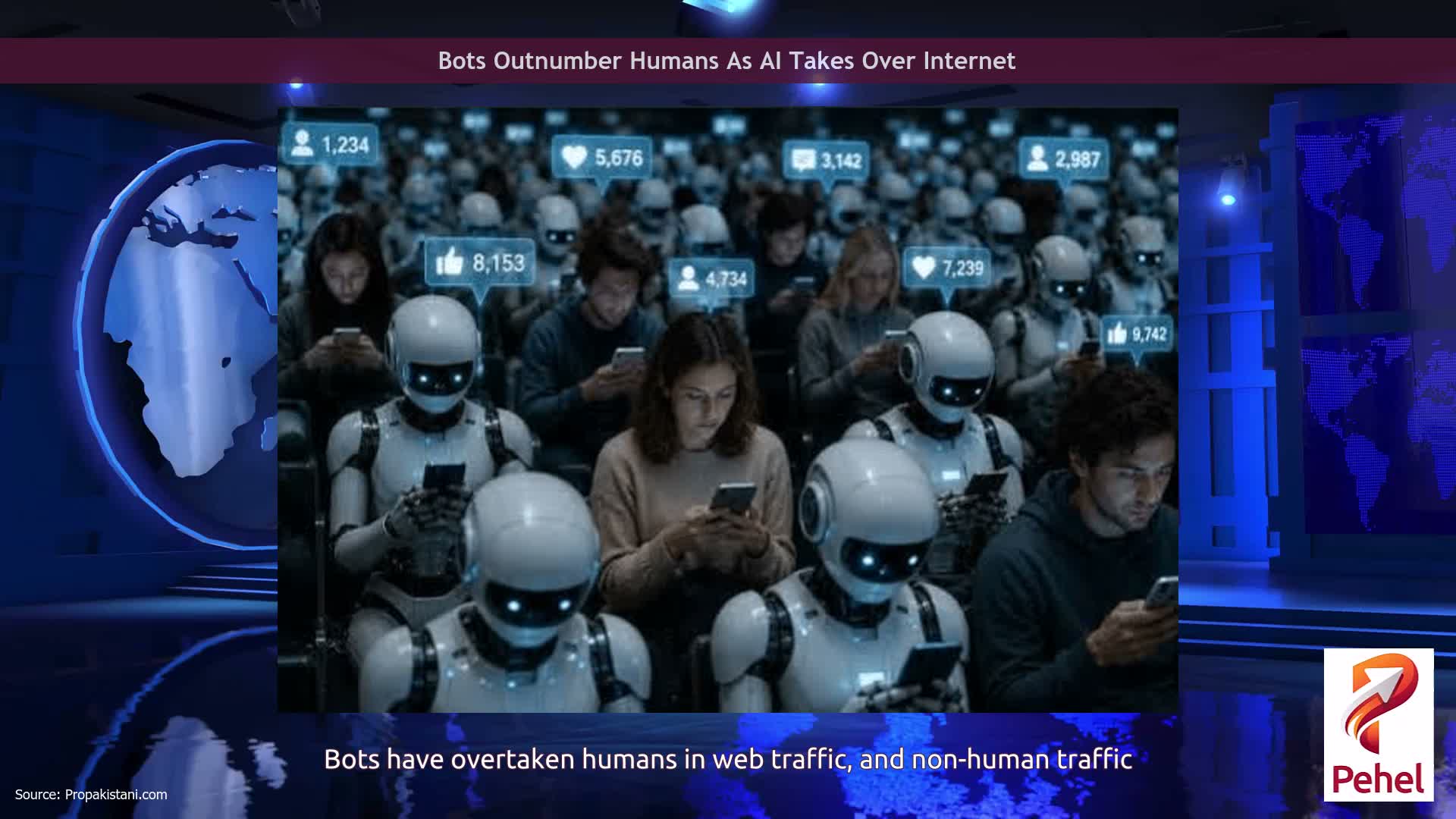 Bots Outnumber Humans As AI Takes Over Internet
