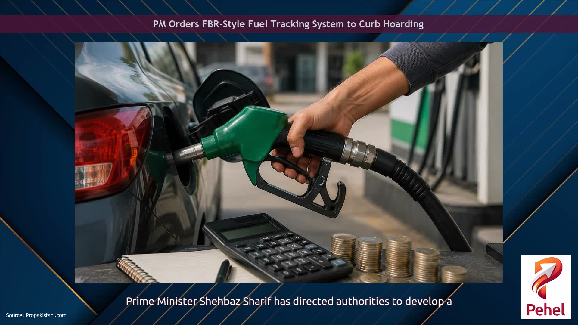 PM Orders FBR-Style Fuel Tracking System to Curb Hoarding
