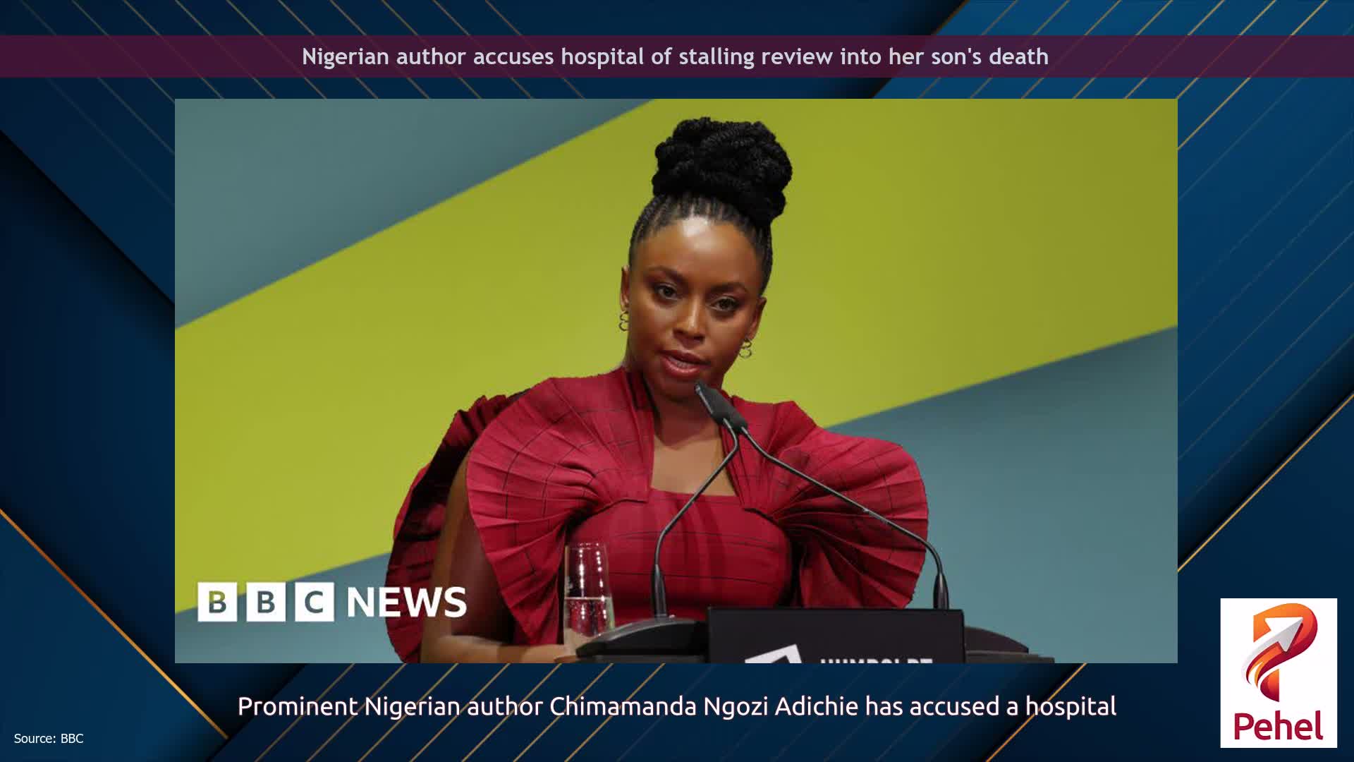 Nigerian author accuses hospital of stalling review into her son's death