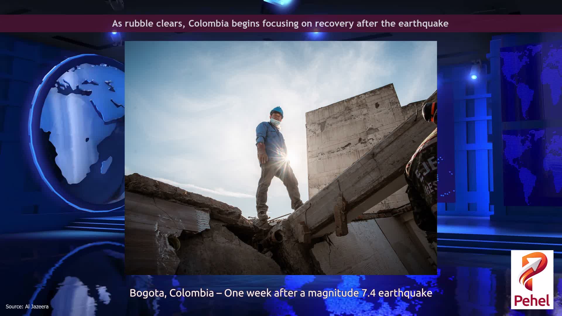 As rubble clears, Colombia begins focusing on recovery after the earthquake