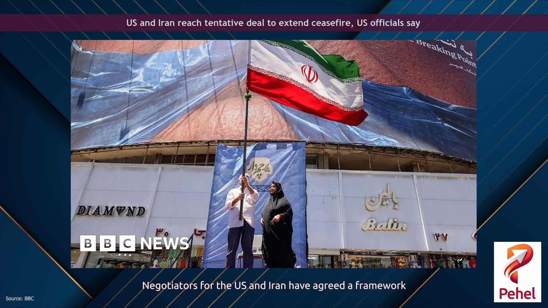 US and Iran reach tentative deal to extend ceasefire, US officials say