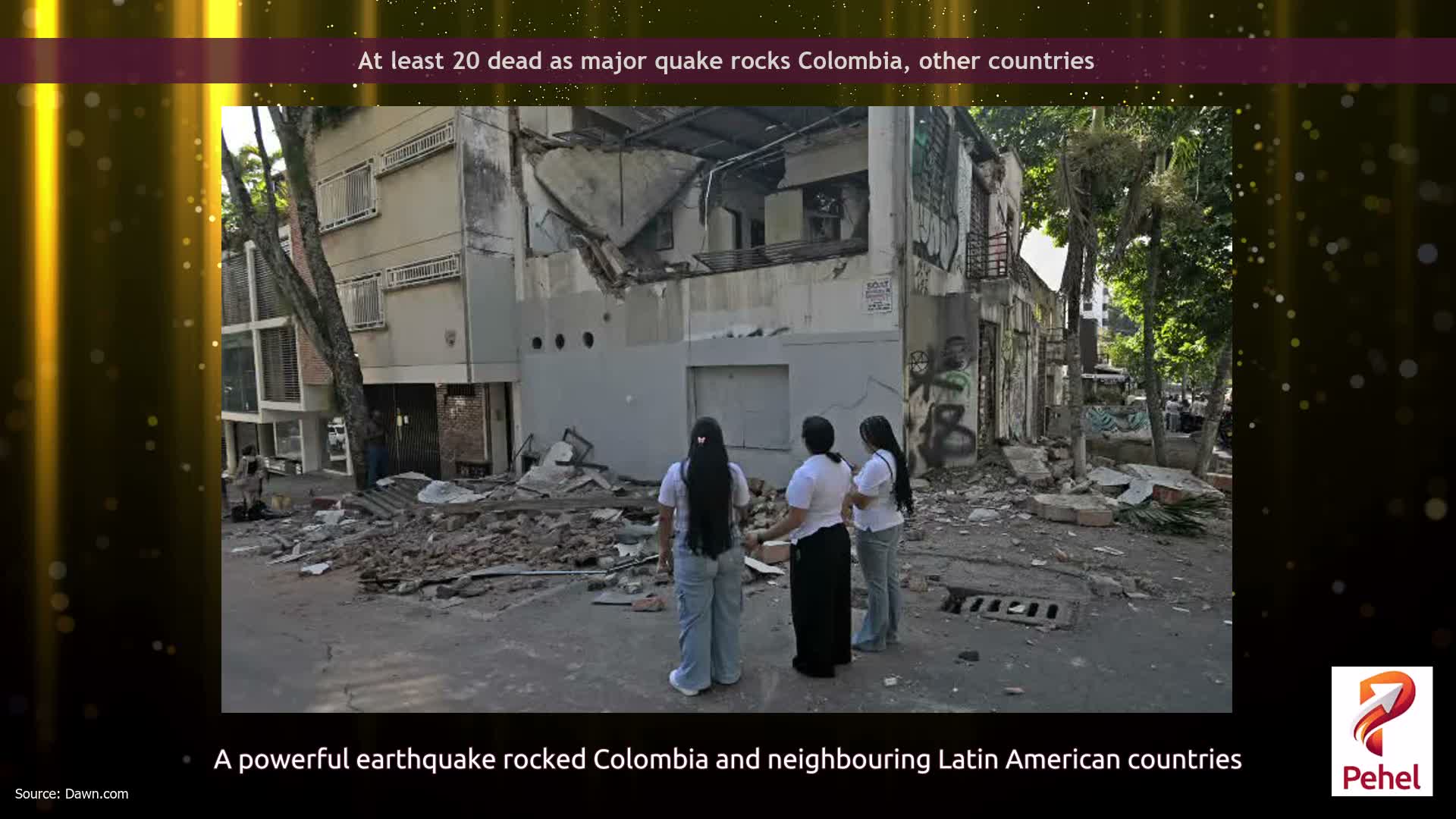 At least 20 dead as major quake rocks Colombia, other countries