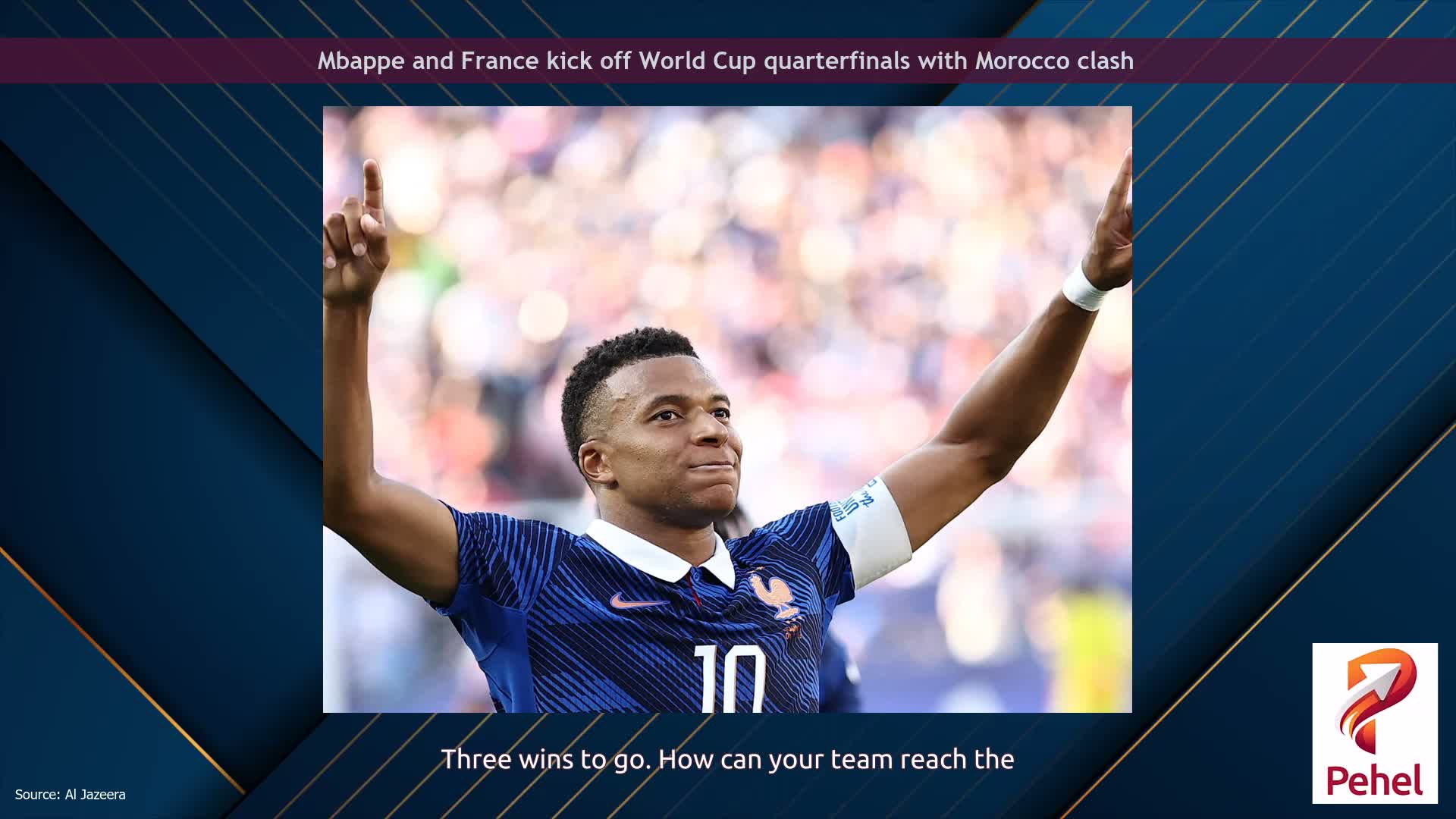 Mbappe and France kick off World Cup quarterfinals with Morocco clash