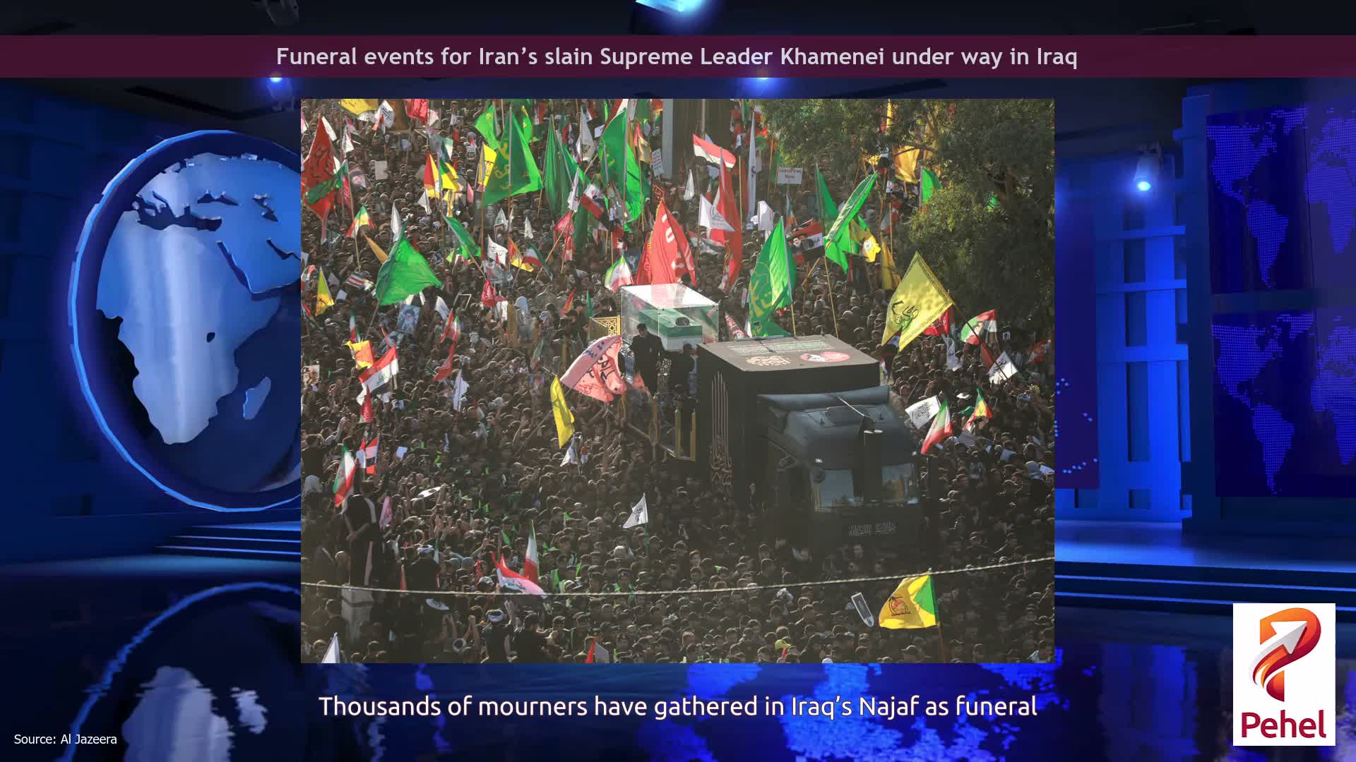 Funeral events for Iran’s slain Supreme Leader Khamenei under way in Iraq