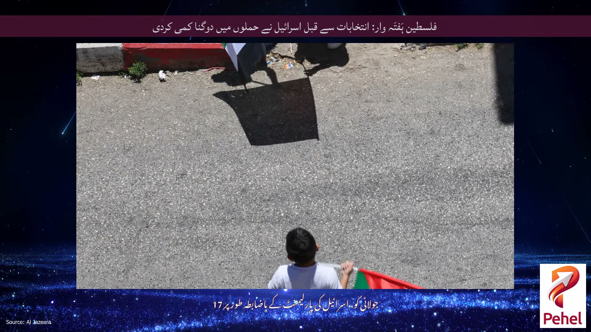 فلسطین ہَفتَہ وار: انتخابات سے قبل اسرائیل نے حملوں میں دوگنا کمی کردی