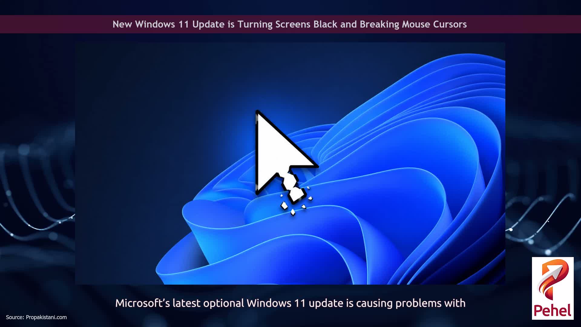 New Windows 11 Update is Turning Screens Black and Breaking Mouse Cursors