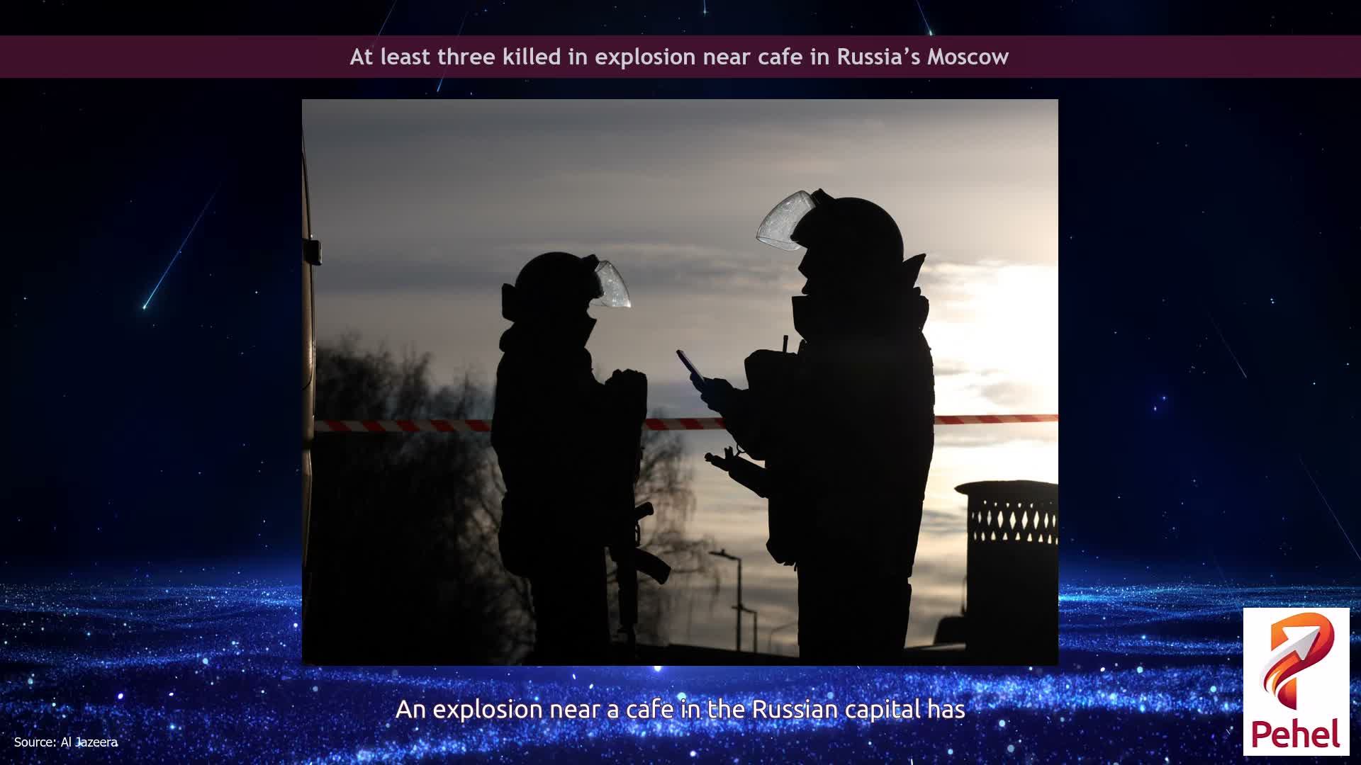 At least three killed in explosion near cafe in Russia’s Moscow