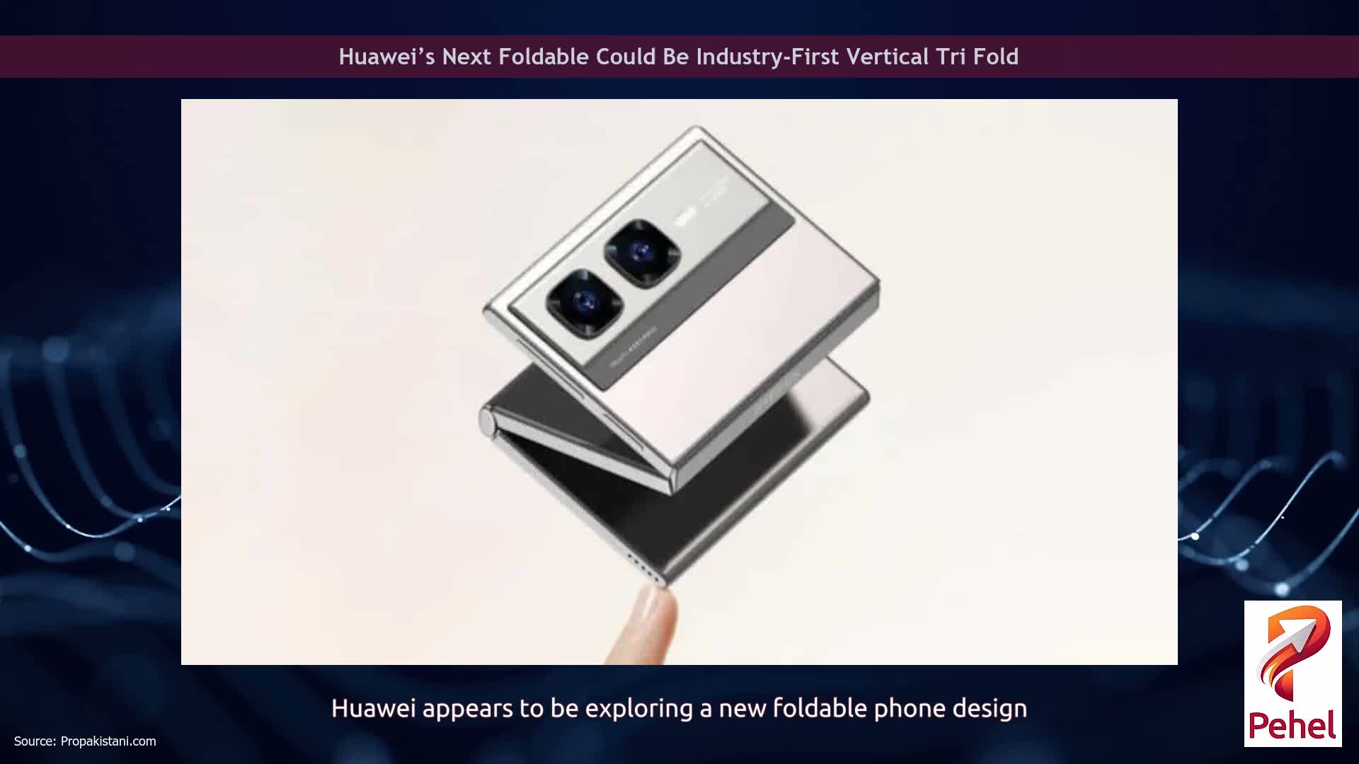 Huawei’s Next Foldable Could Be Industry-First Vertical Tri Fold