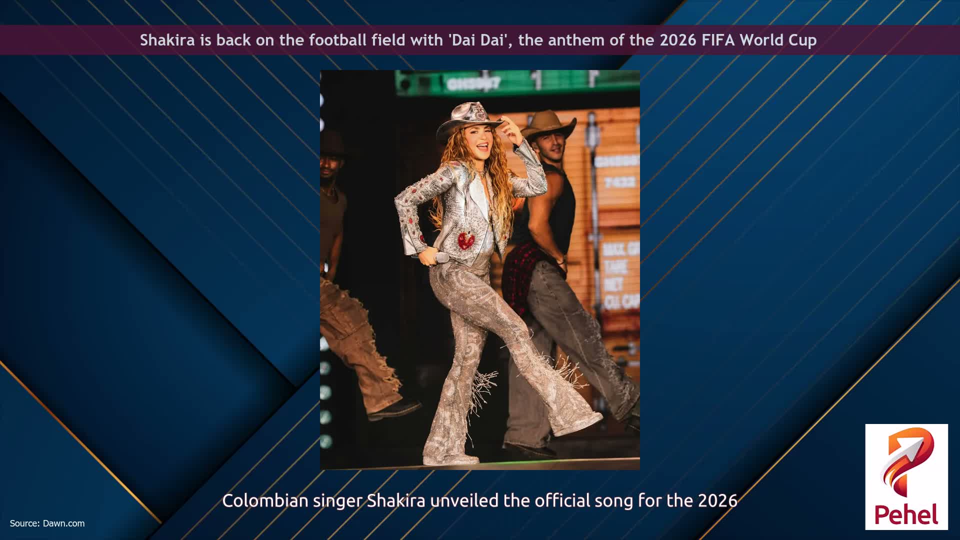 Shakira is back on the football field with 'Dai Dai', the anthem of the 2026 FIFA World Cup
