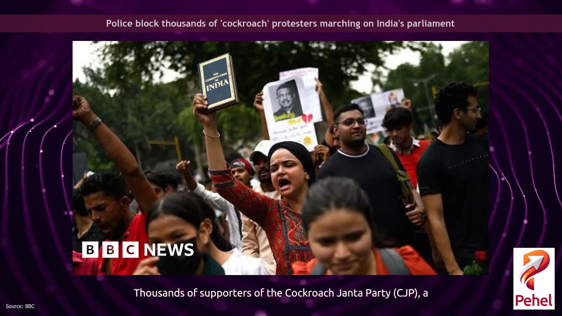 Police block thousands of 'cockroach' protesters marching on India's parliament