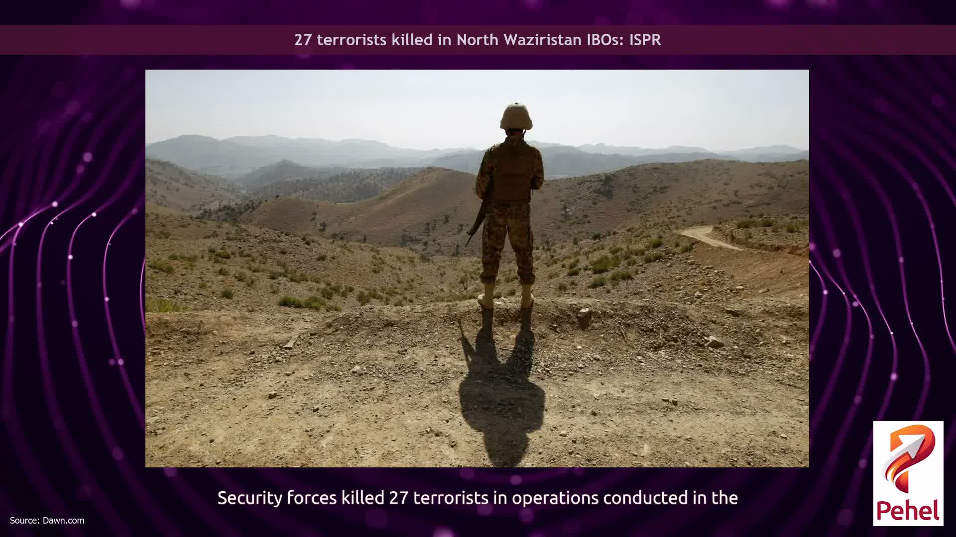 27 terrorists killed in North Waziristan IBOs: ISPR