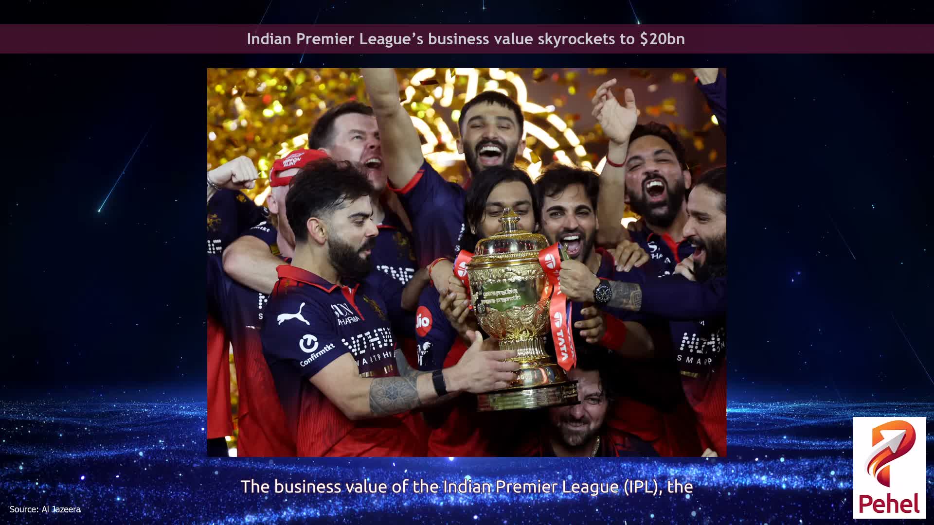Indian Premier League’s business value skyrockets to $20bn