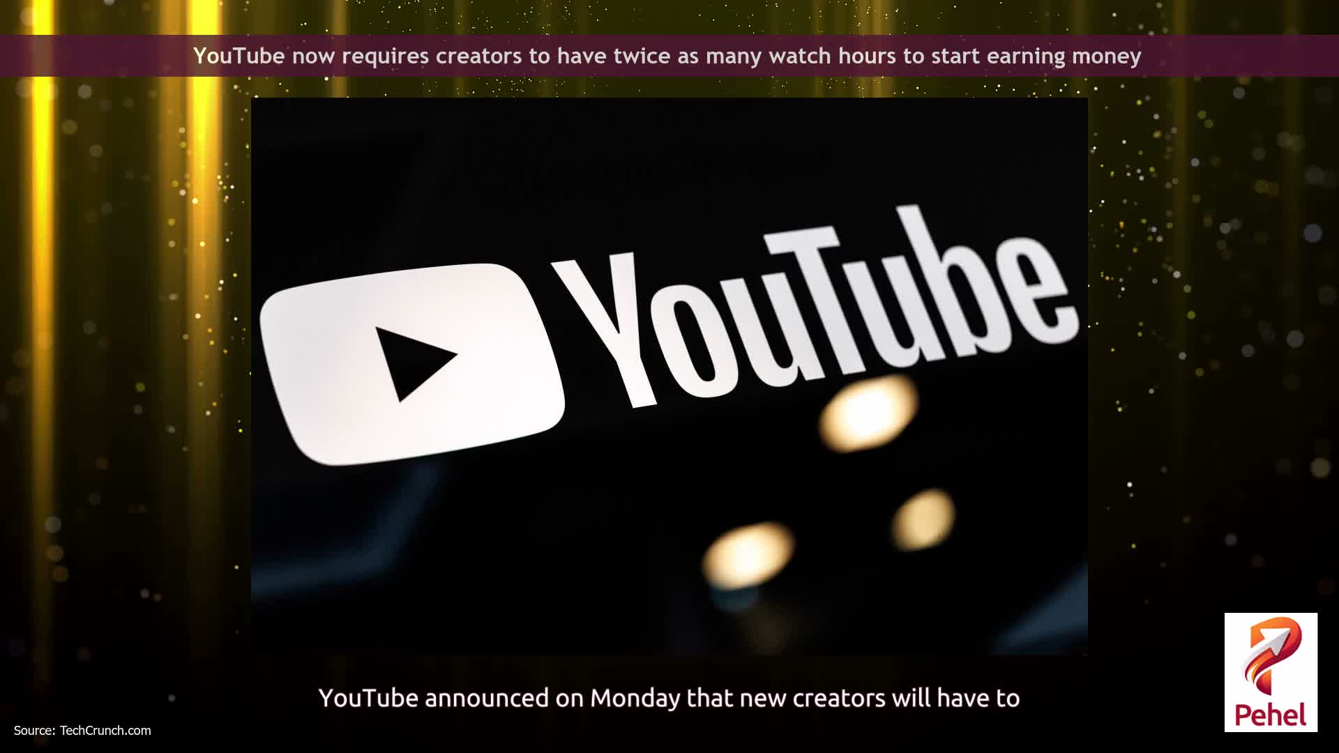 YouTube now requires creators to have twice as many watch hours to start earning money
