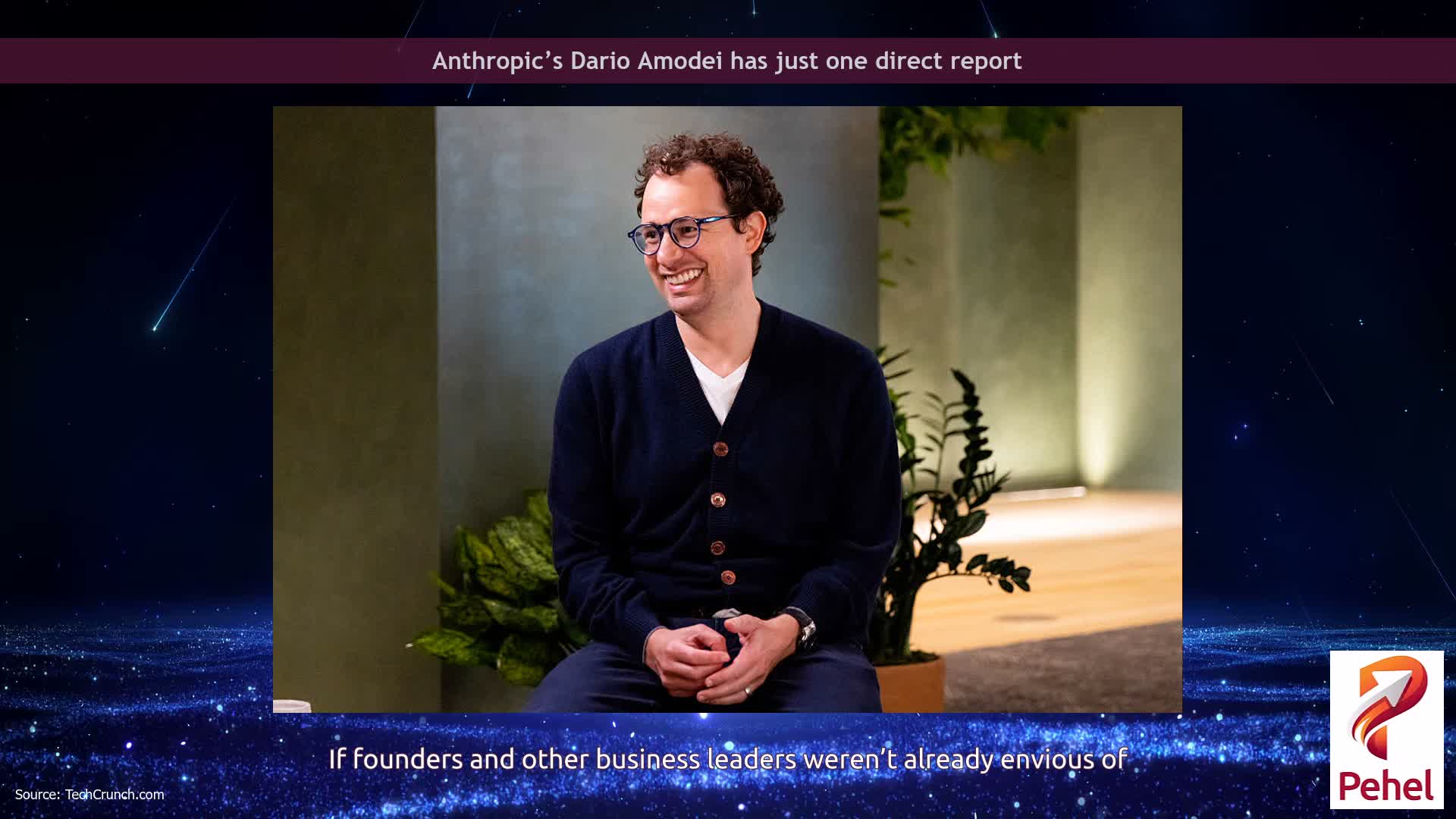 Anthropic’s Dario Amodei has just one direct report