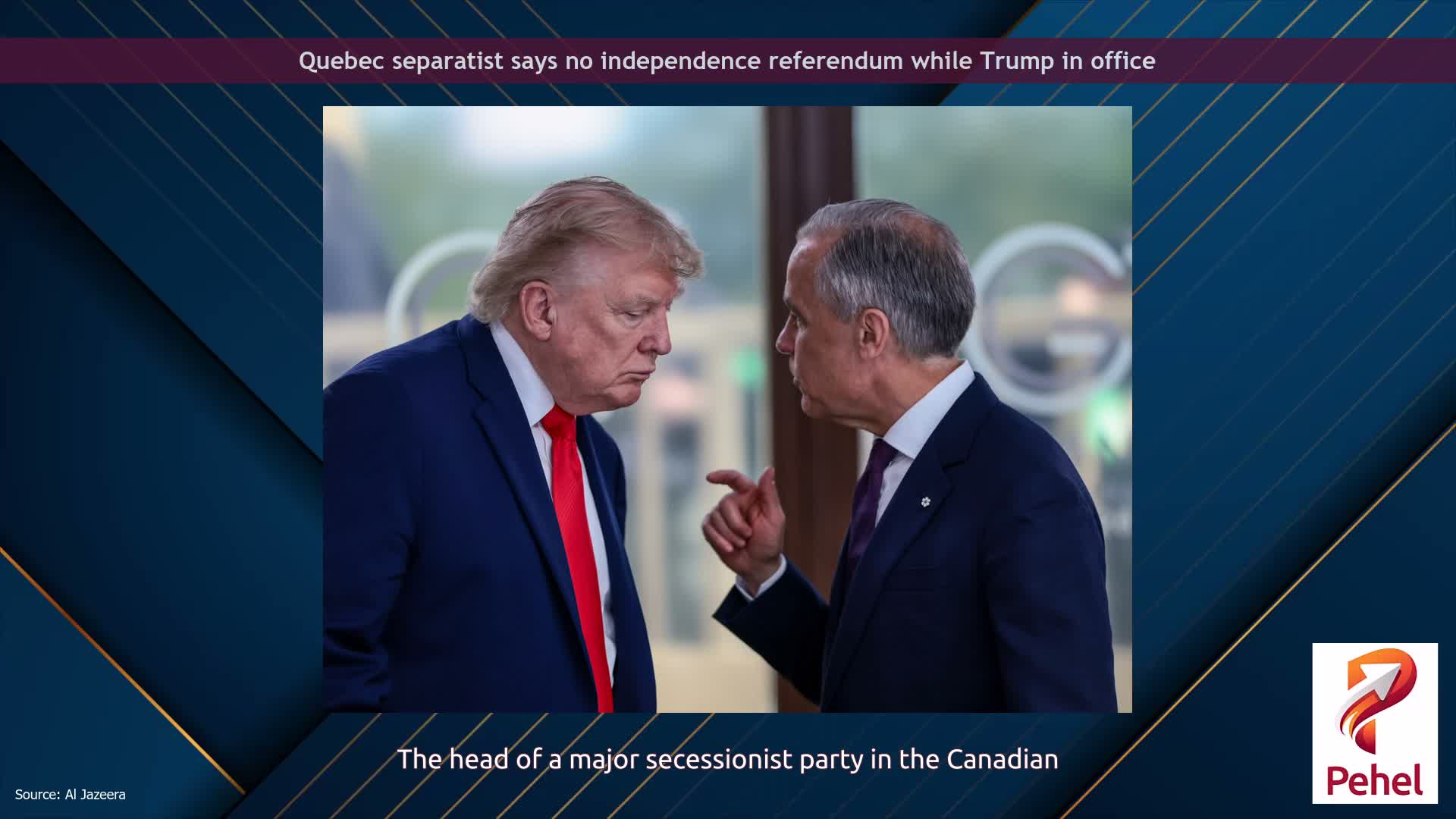 Quebec separatist says no independence referendum while Trump in office
