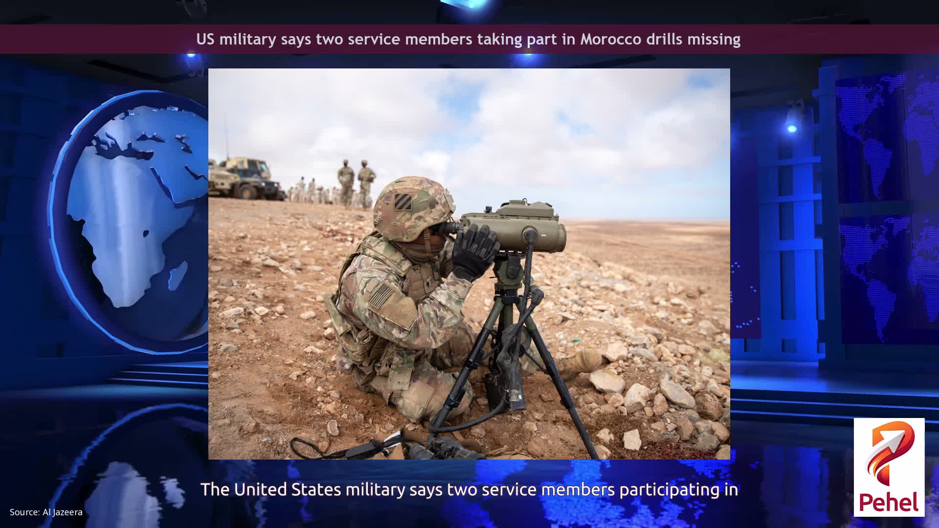 US military says two service members taking part in Morocco drills missing