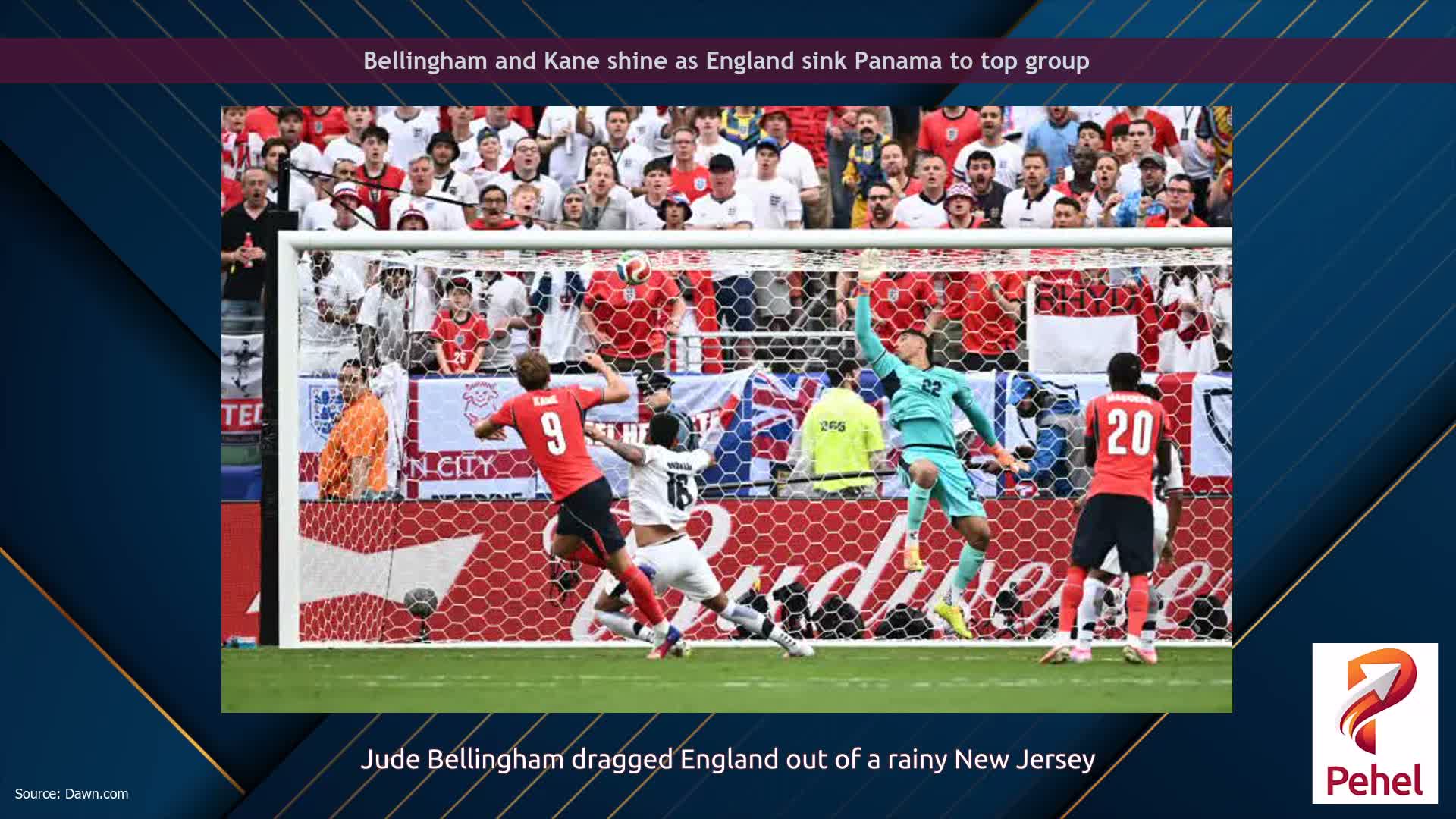 Bellingham and Kane shine as England sink Panama to top group