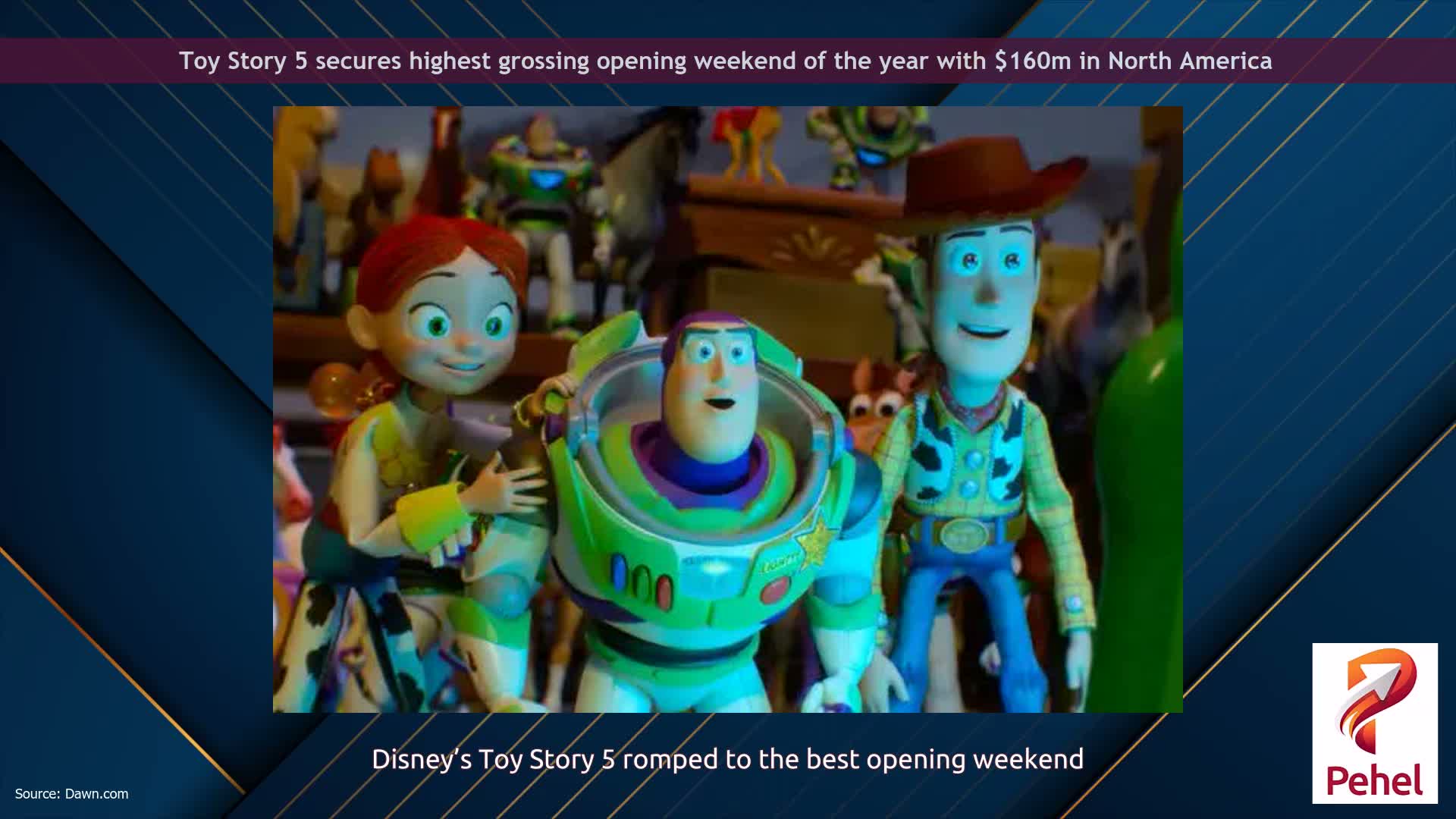 Toy Story 5 secures highest grossing opening weekend of the year with $160m in North America