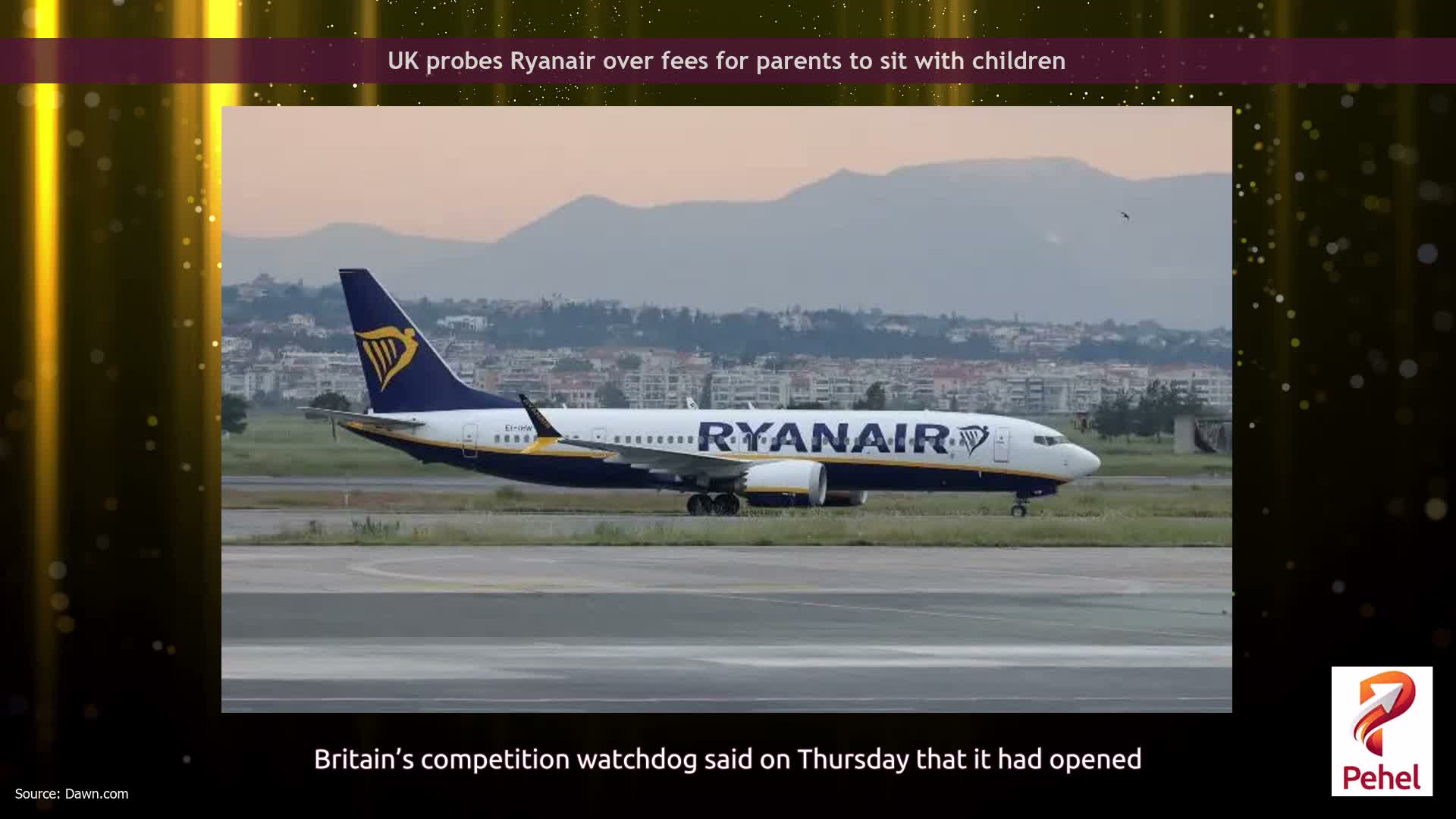 UK probes Ryanair over fees for parents to sit with children