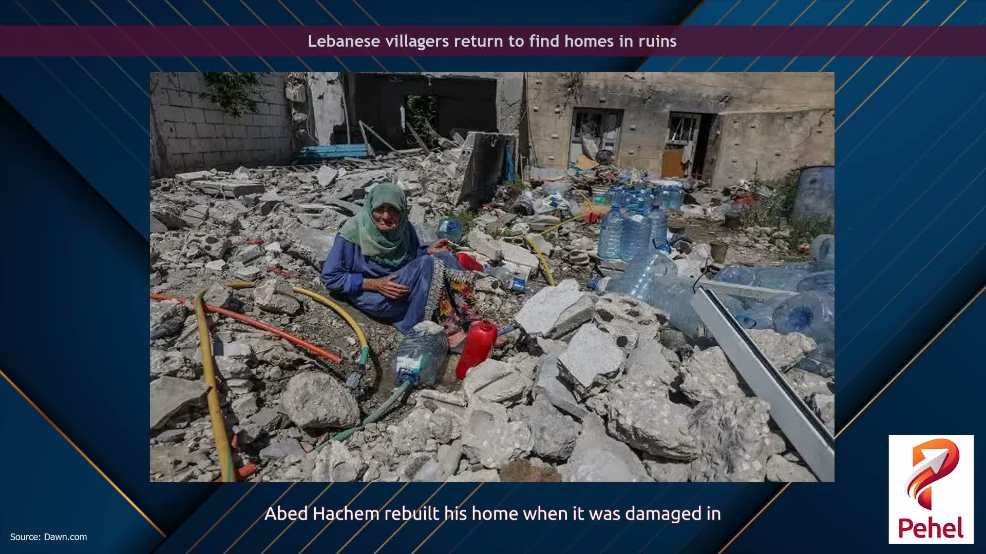 Lebanese villagers return to find homes in ruins