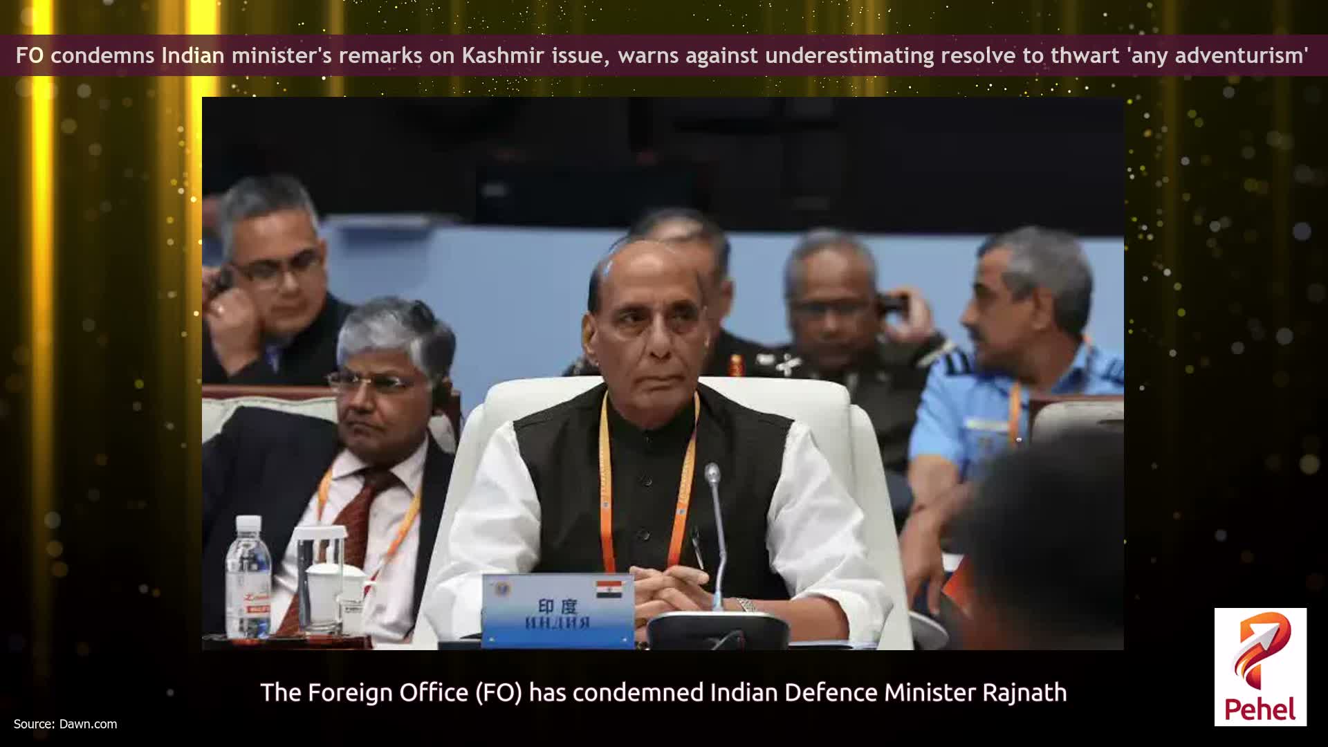 FO condemns Indian minister's remarks on Kashmir issue, warns against underestimating resolve to thwart 'any adventurism'