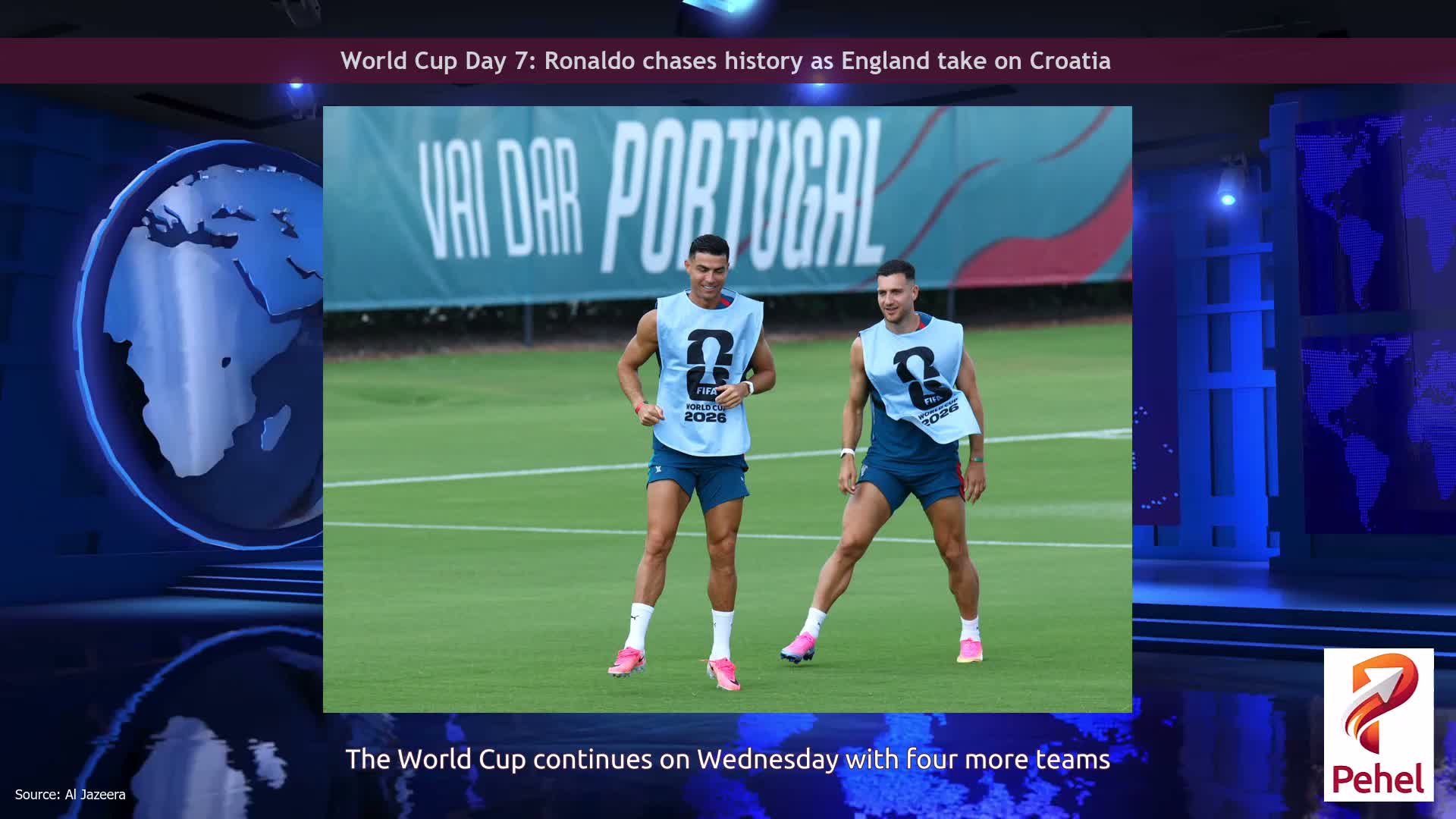 World Cup Day 7: Ronaldo chases history as England take on Croatia