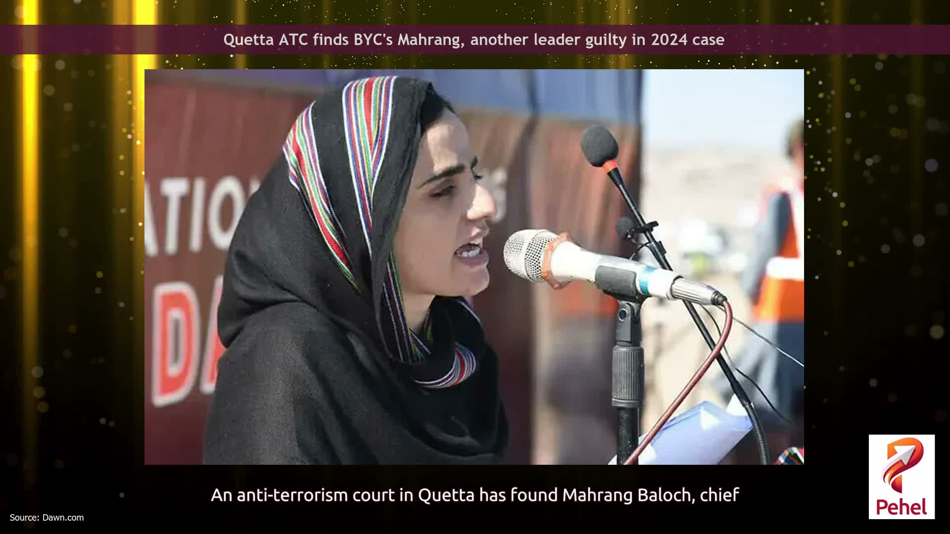 Quetta ATC finds BYC's Mahrang, another leader guilty in 2024 case