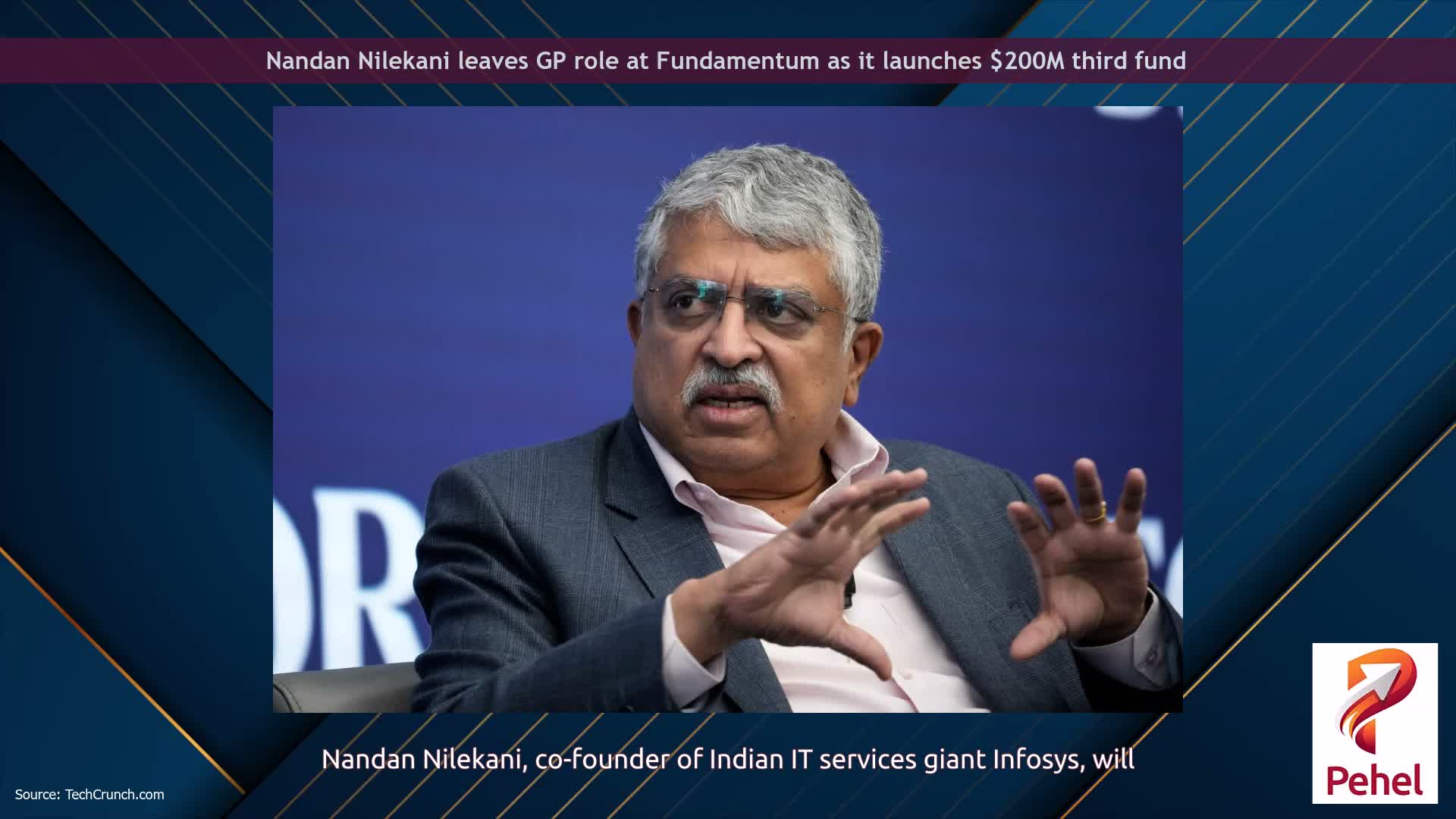 Nandan Nilekani leaves GP role at Fundamentum as it launches $200M third fund