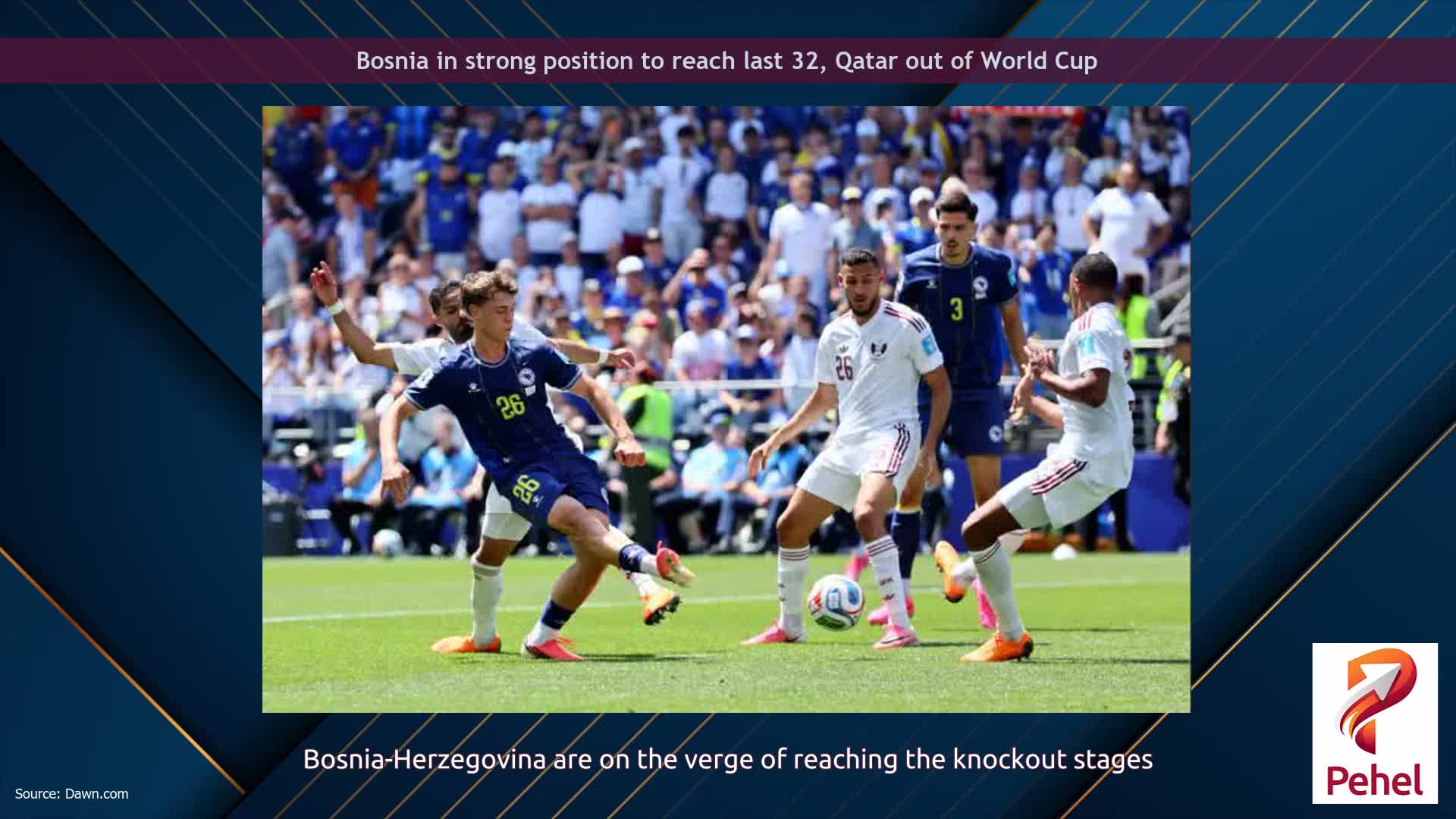 Bosnia in strong position to reach last 32, Qatar out of World Cup