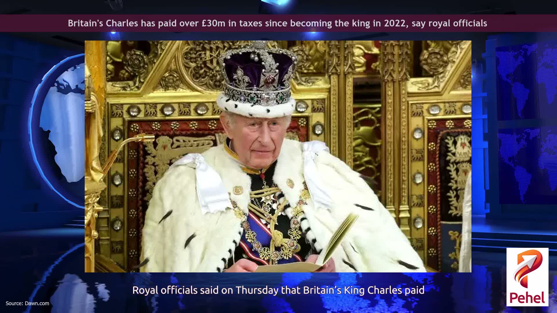 Britain's Charles has paid over £30m in taxes since becoming the king in 2022, say royal officials