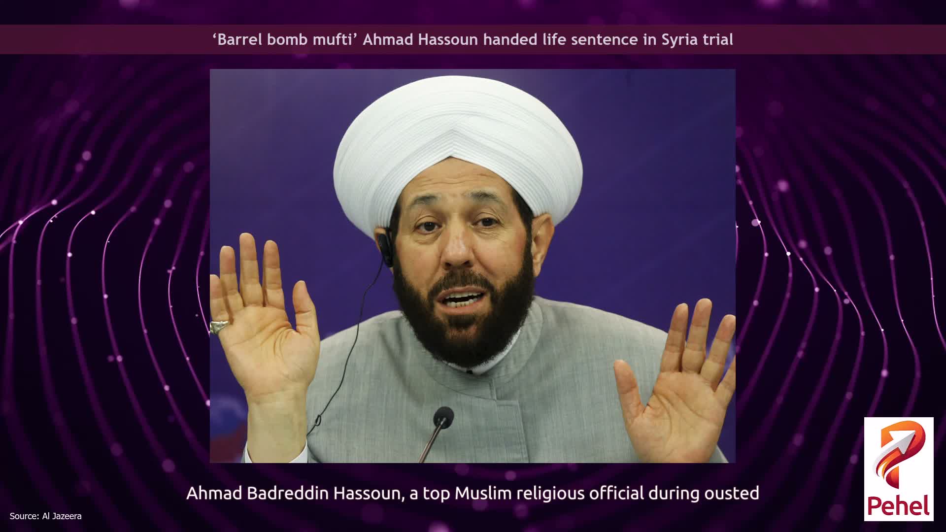 ‘Barrel bomb mufti’ Ahmad Hassoun handed life sentence in Syria trial